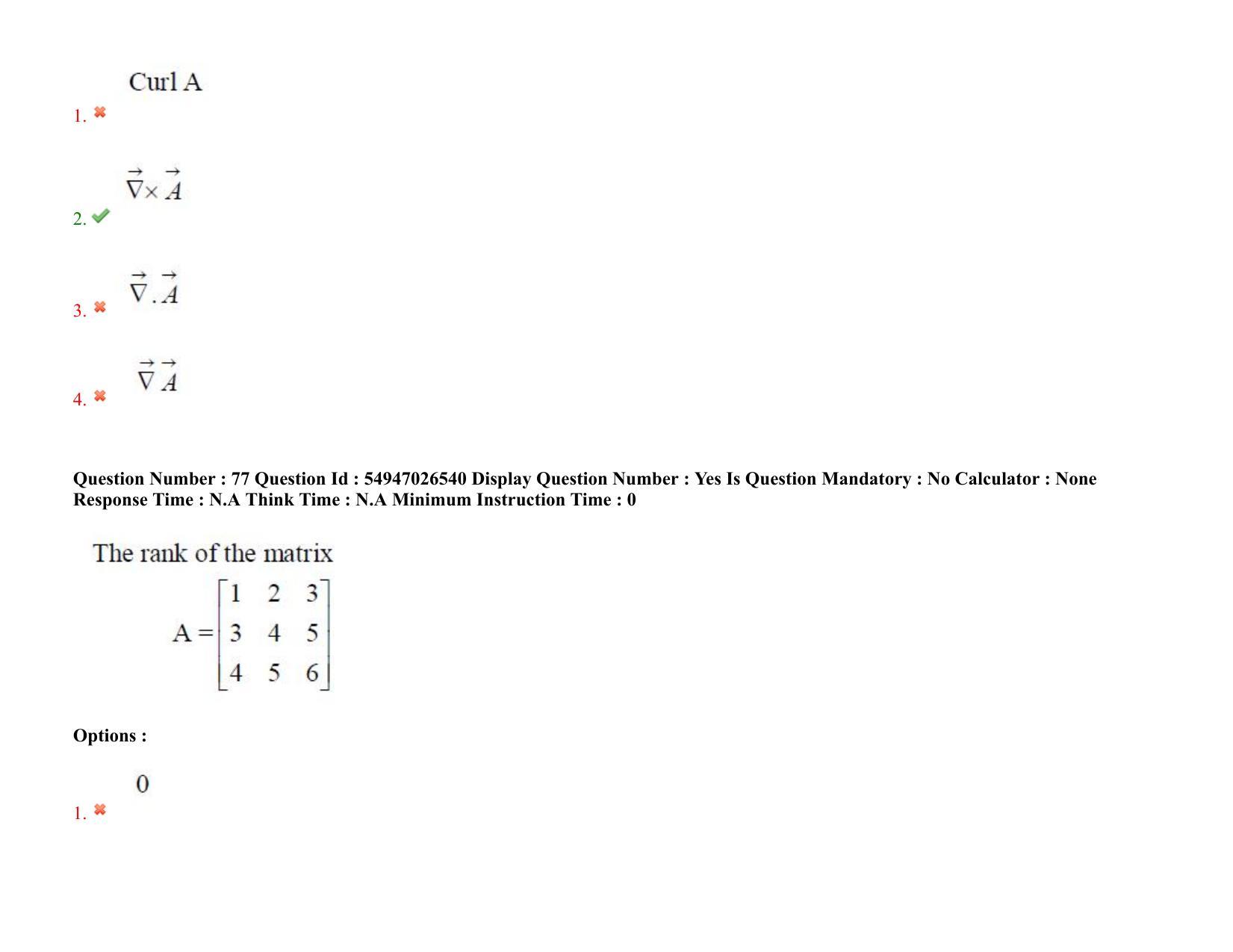AP RCET 2022: Physics -  18-10-2022 (Tuesday) Session-II: Question Paper With keys - Page 65
