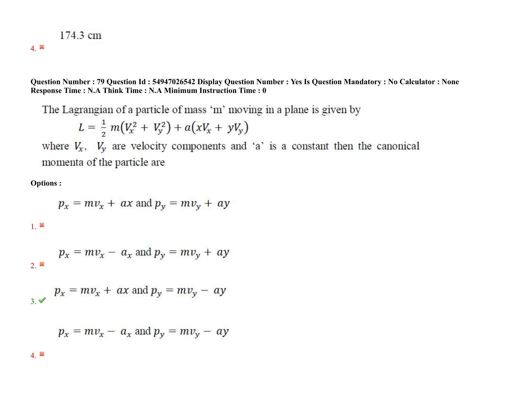 AP RCET 2022: Physics -  18-10-2022 (Tuesday) Session-II: Question Paper With keys - Page 67