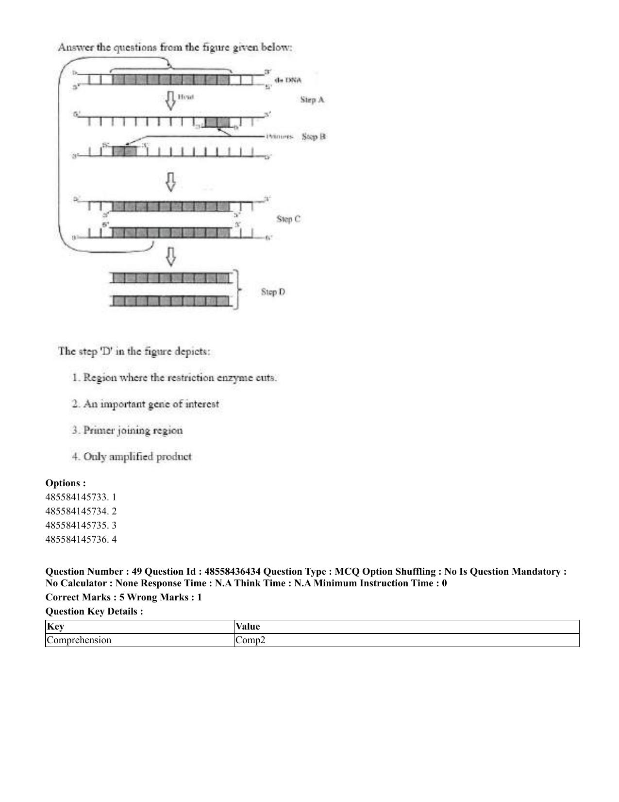 CUET 2023 English Odia Shift 3 Question Papers - 22 June 2023 - Page 58