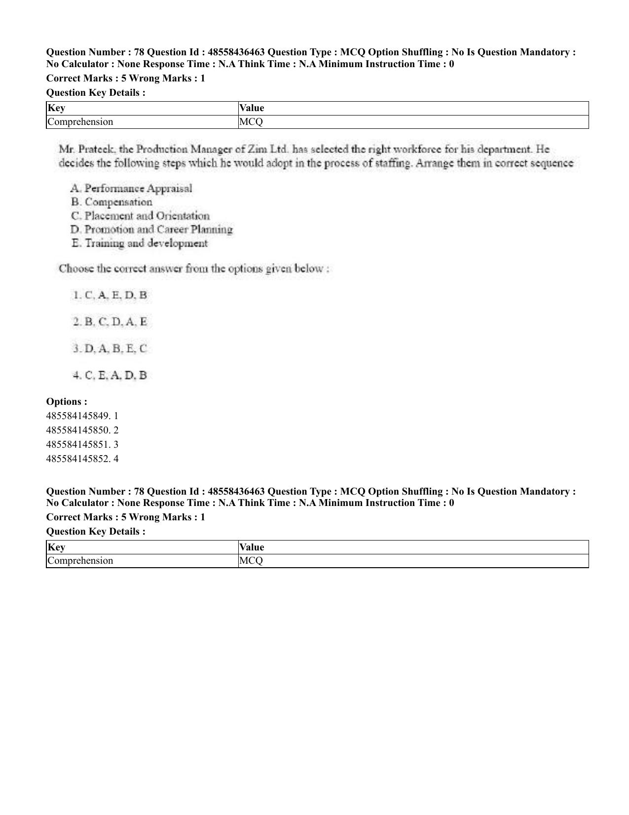 CUET 2023 English Odia Shift 3 Question Papers - 22 June 2023 - Page 90