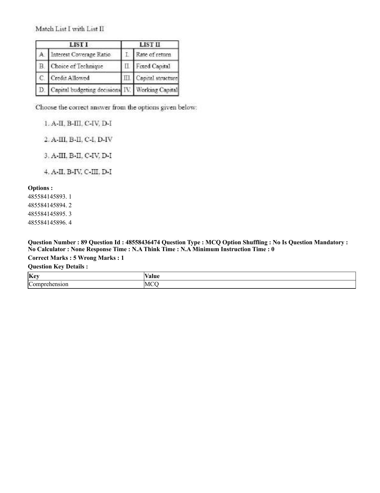 CUET 2023 English Odia Shift 3 Question Papers - 22 June 2023 - Page 105