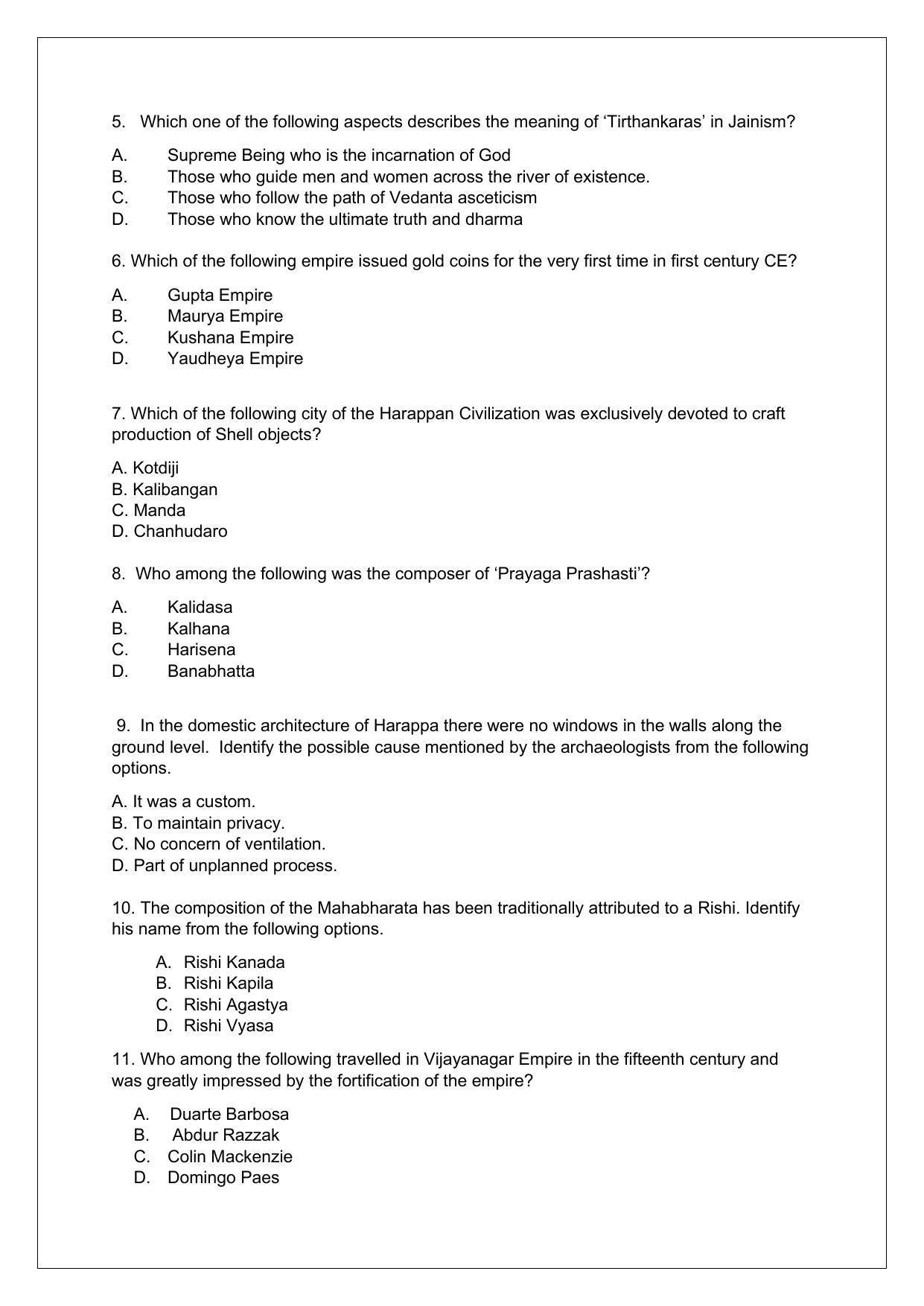 CBSE Class 12th History Sample Question Paper 2021-22 - Page 2