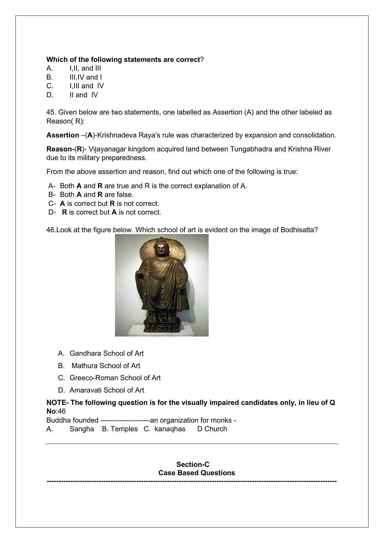 CBSE Class 12th History Sample Question Paper 2021-22 - Page 9