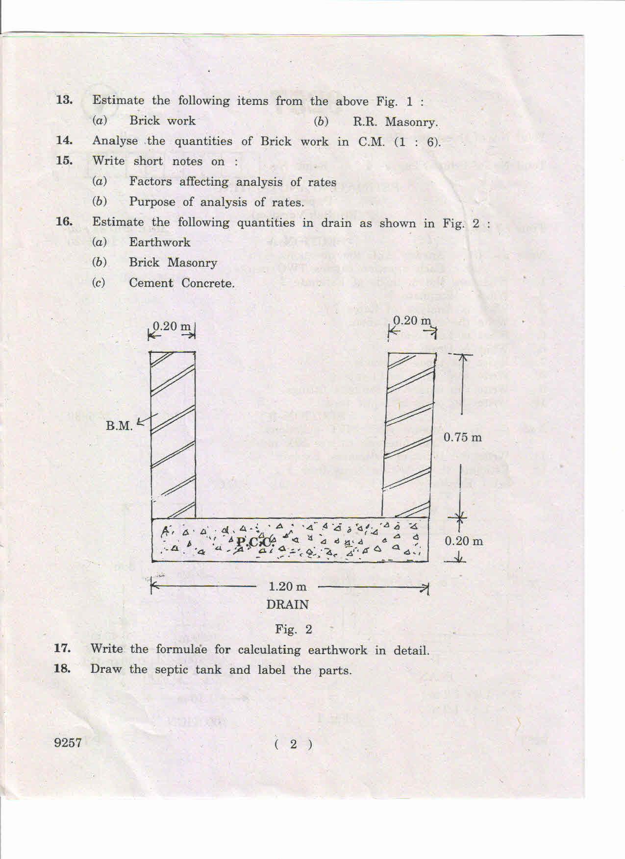 AP Inter 2nd Year Estimating and Costing-II (BC&MT) March-2019-Vocational Question Paper - Page 2