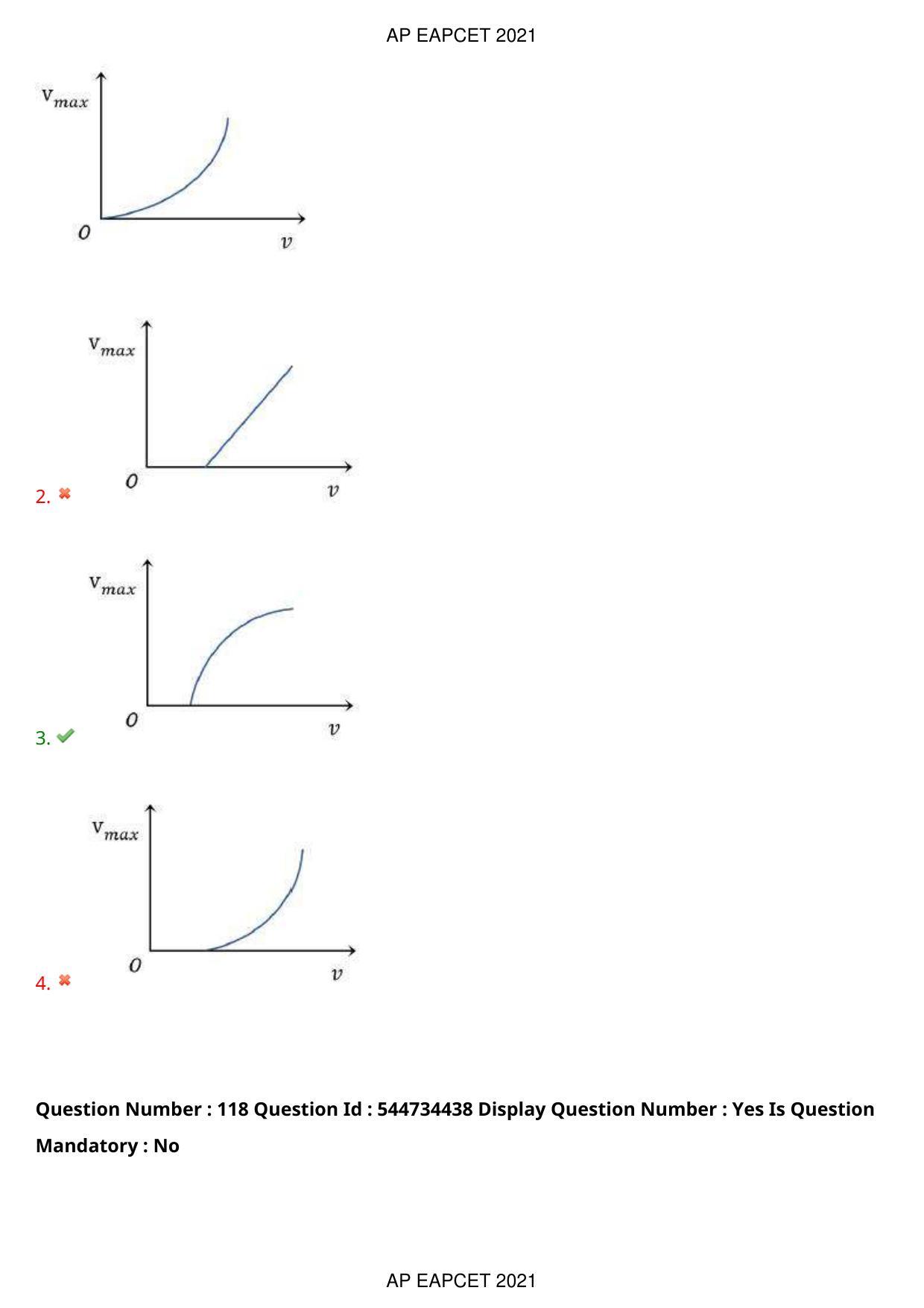 AP EAPCET 2021 - August 20,2021 Shift 1 - Master Engineering Question Paper With Preliminary Keys - Page 79