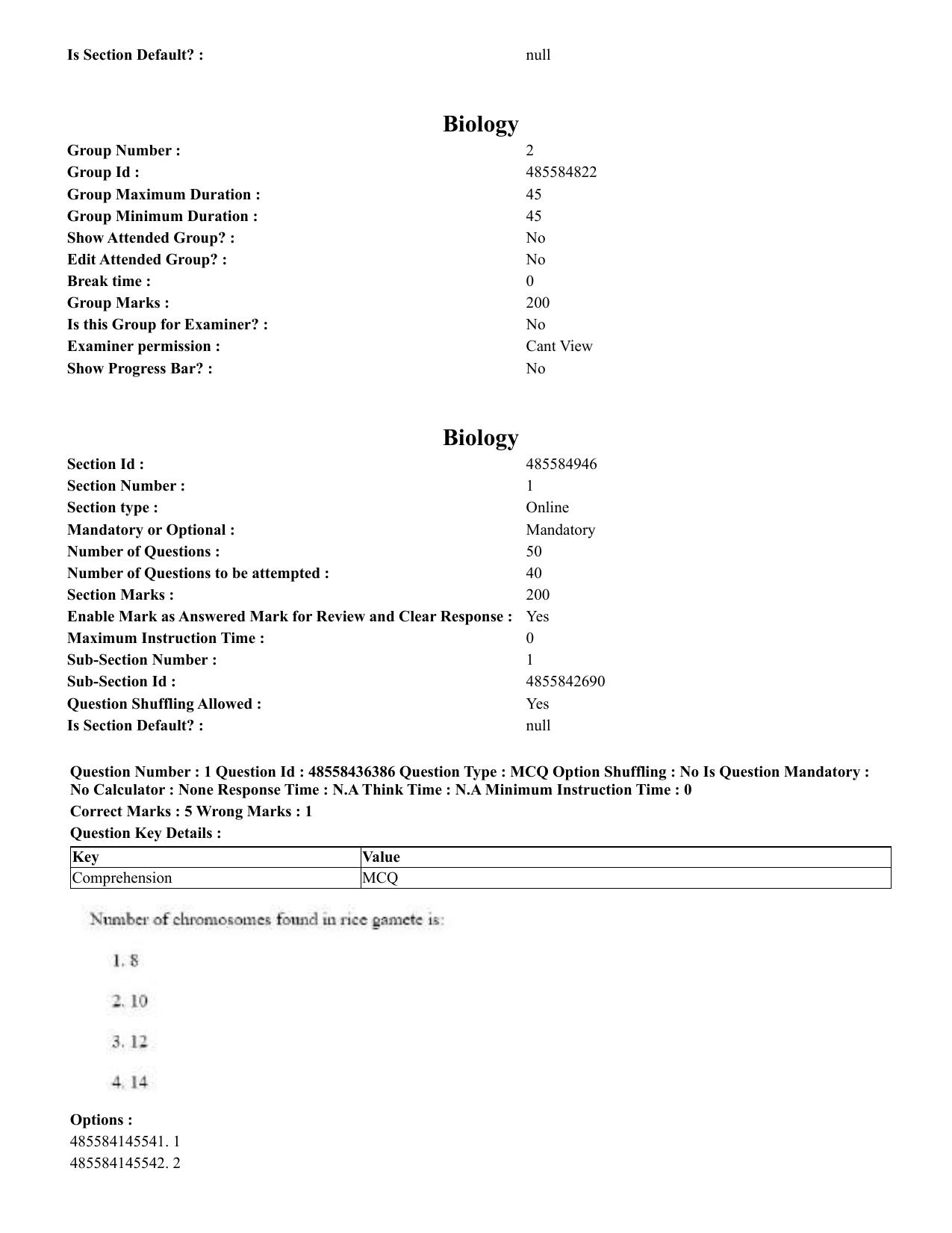 CUET 2023 English Bengali Shift 3 Question Papers - 22 June 2023 - Page 2