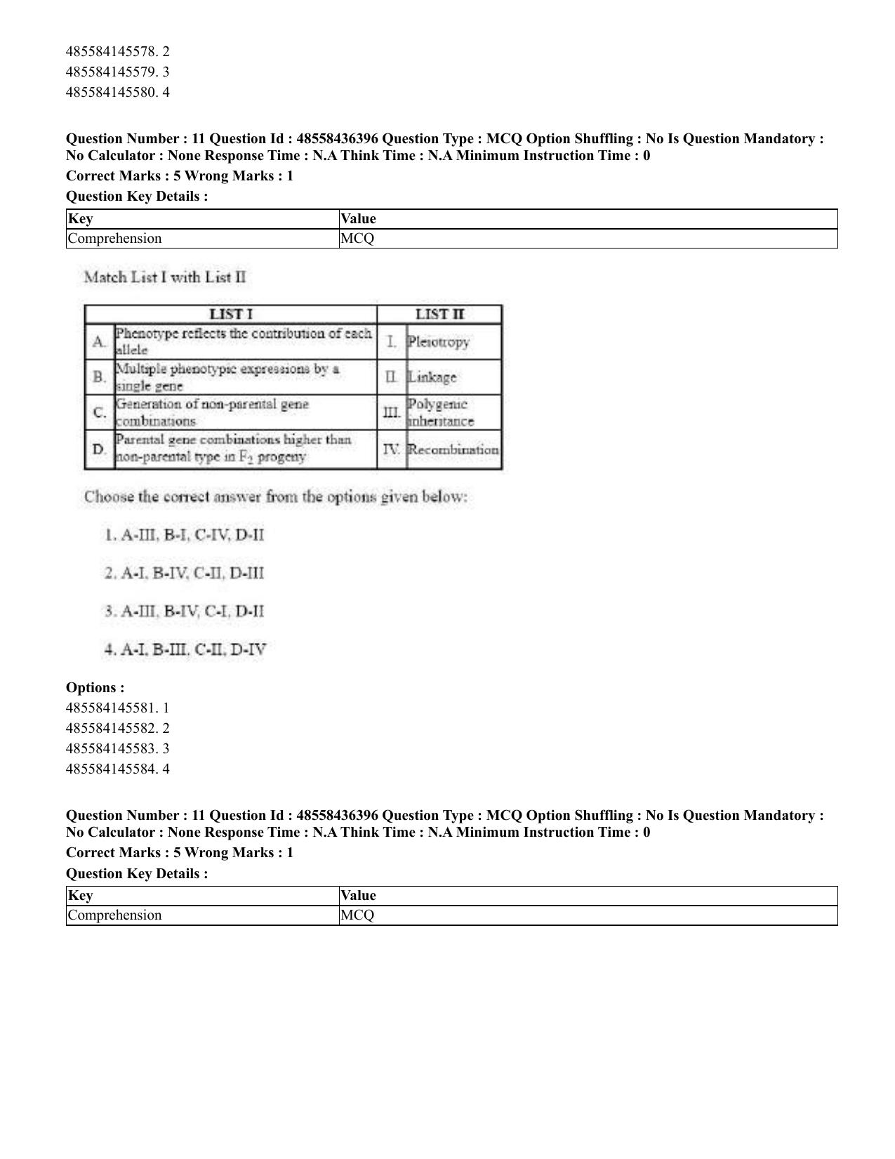 CUET 2023 English Bengali Shift 3 Question Papers - 22 June 2023 - Page 13