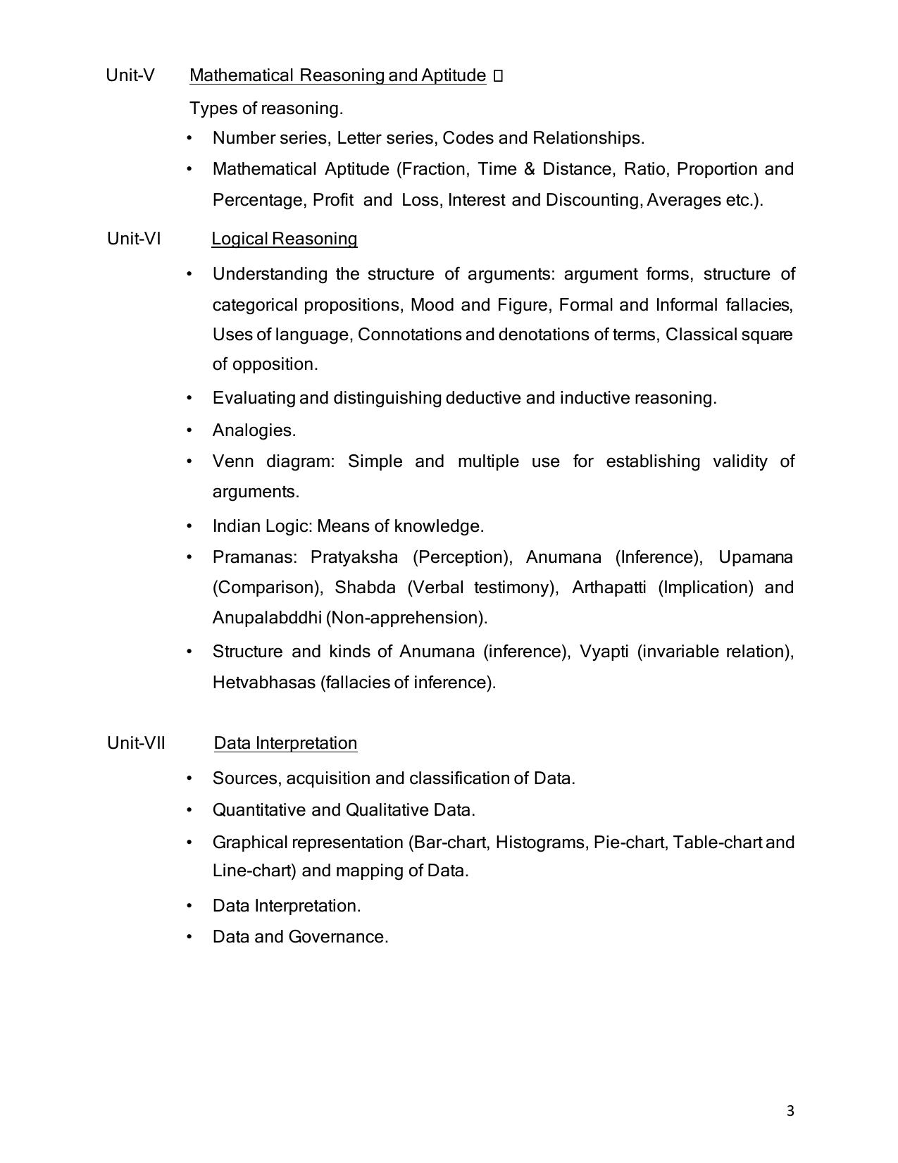 TNSET Syllabus - General Paper On Teaching & Research Aptitude - Page 3