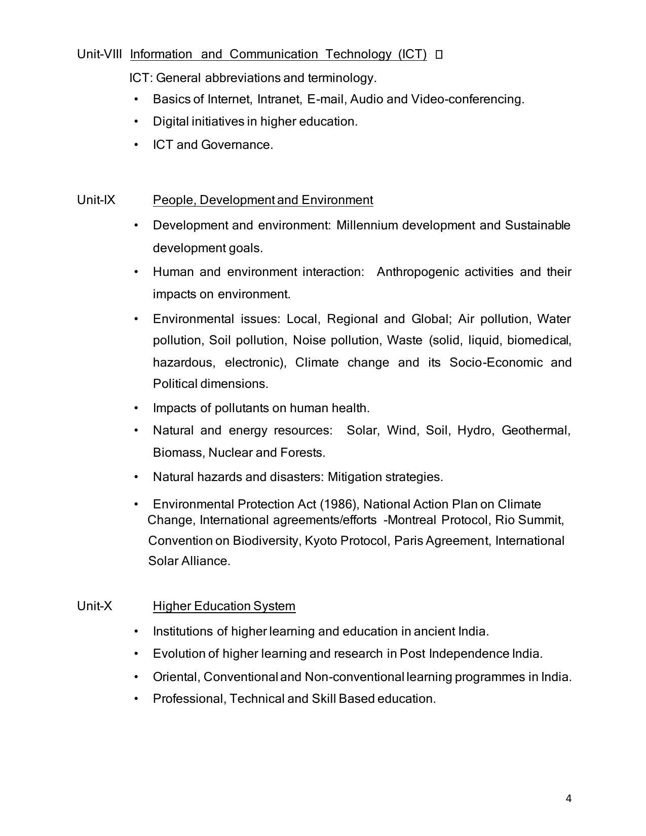 TNSET Syllabus - General Paper On Teaching & Research Aptitude - Page 4