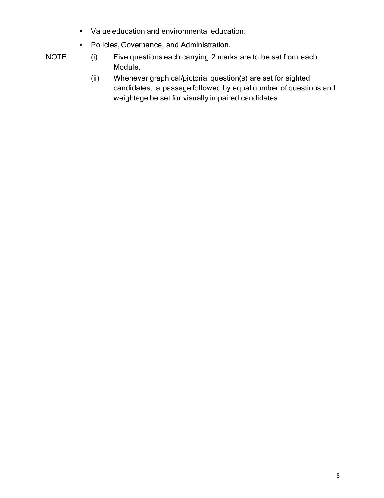 TNSET Syllabus - General Paper On Teaching & Research Aptitude - Page 5