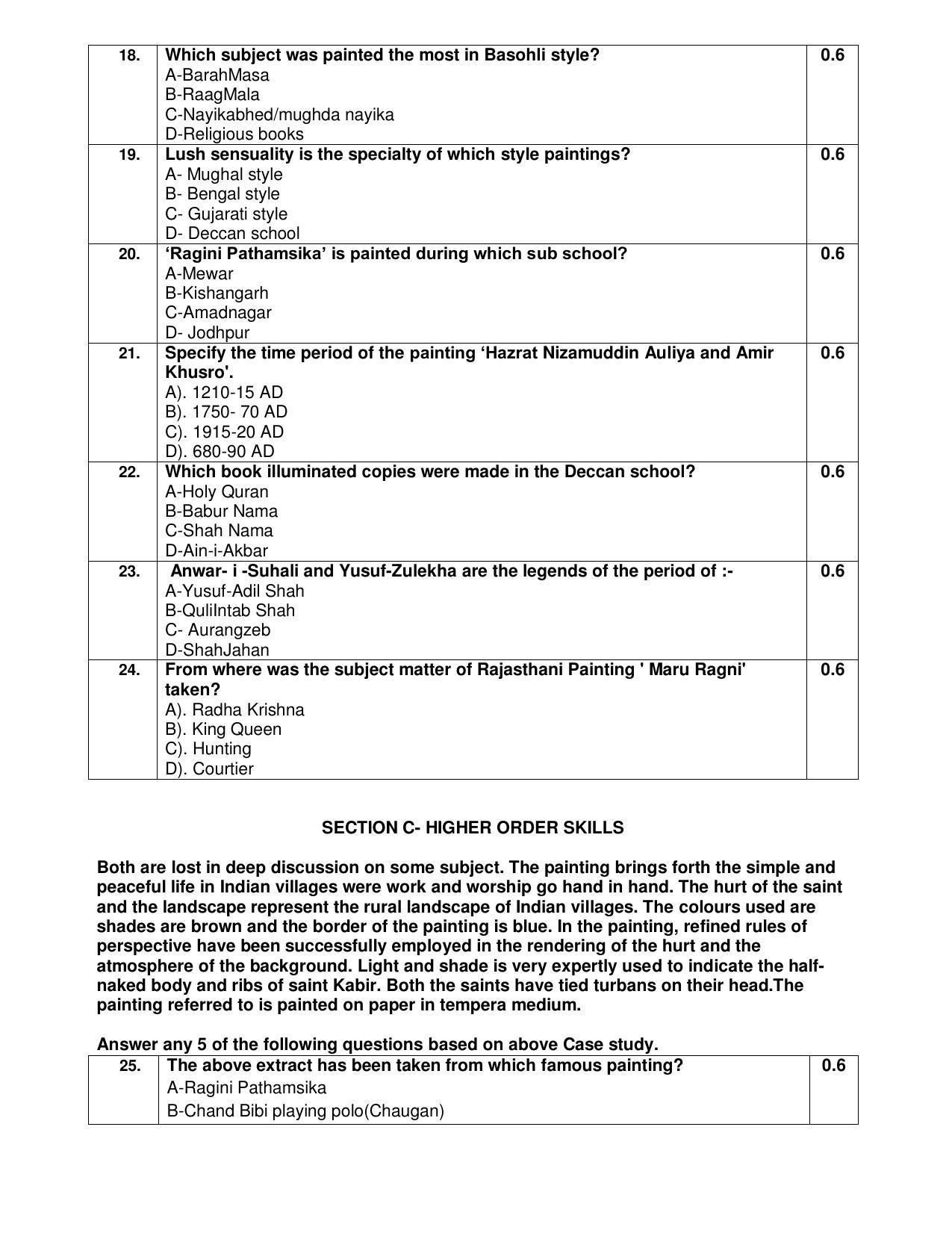 CBSE Class 12 Graphic Sample Paper 2021-22 - Page 3