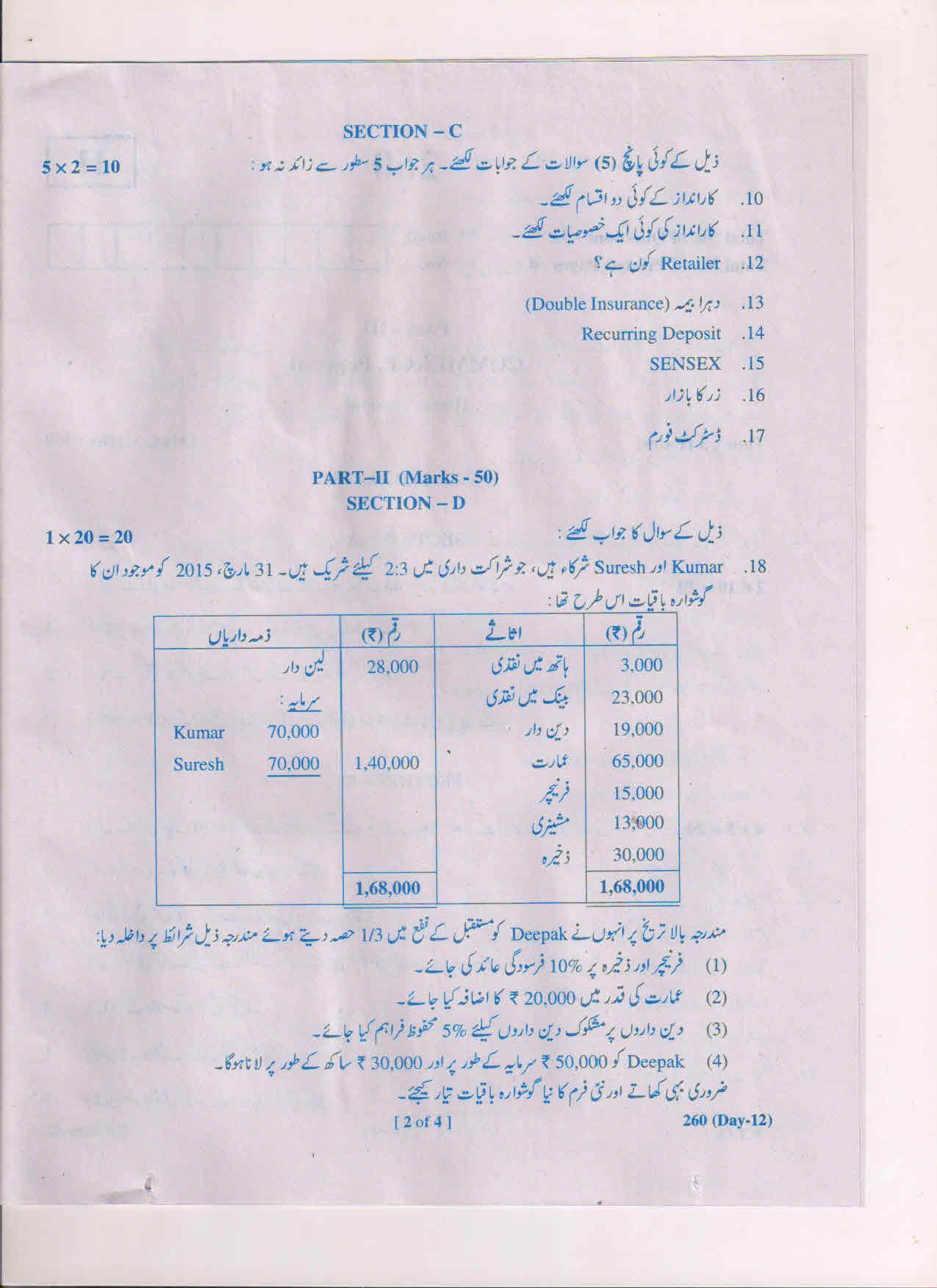 AP Inter 2nd Year Commerce-II (UM) March-2019-General Question Paper - Page 2