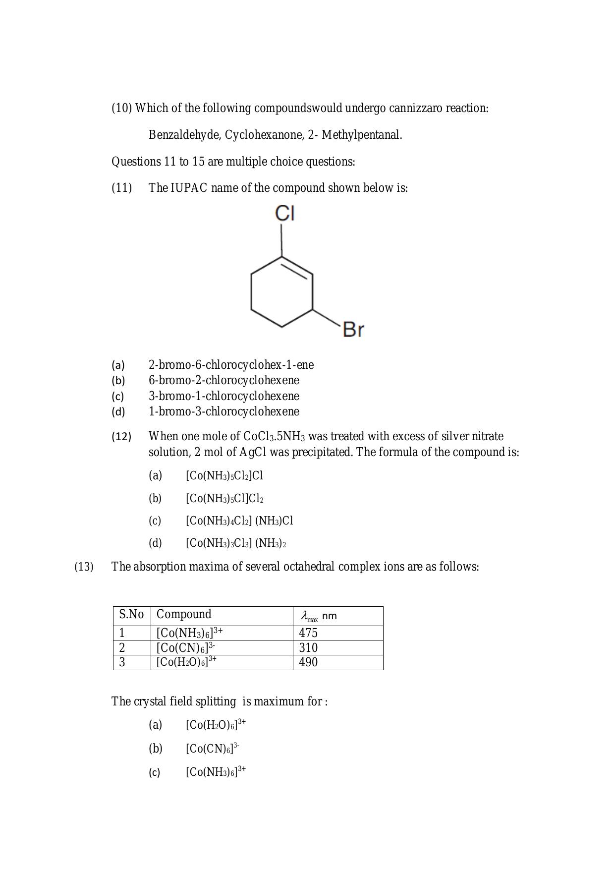 CBSE Class 12 Chemistry Skill Education-Sample Paper 2019-20 - Page 2