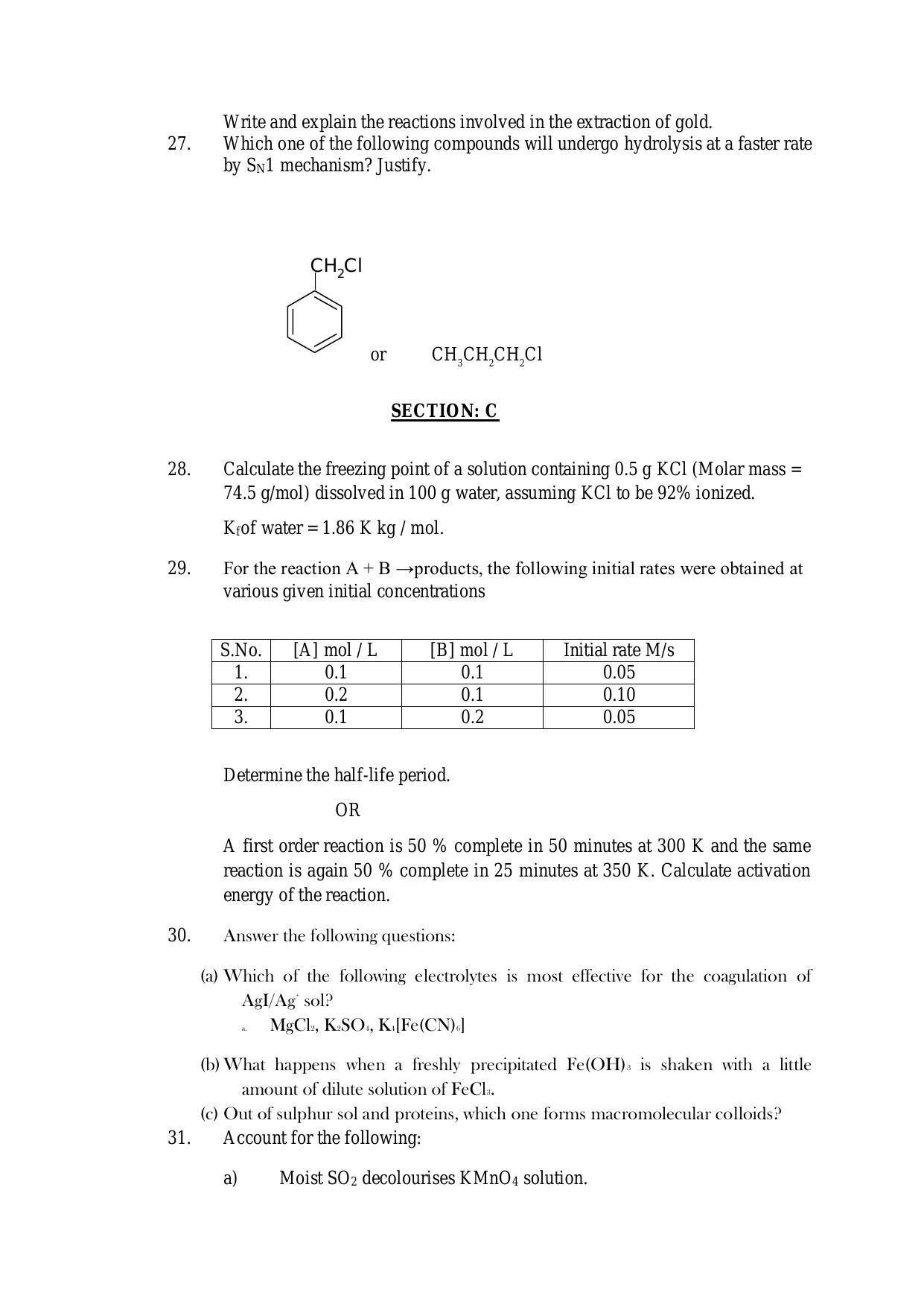 CBSE Class 12 Chemistry Skill Education-Sample Paper 2019-20 - Page 5