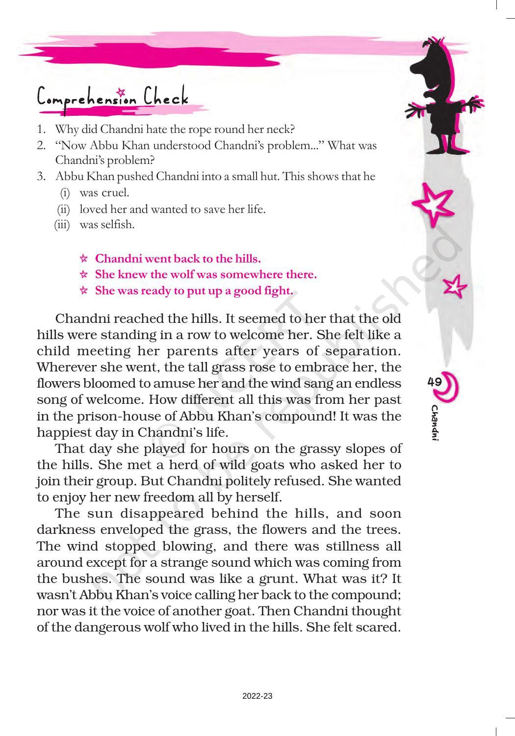 NCERT Book for Class 7 English (An Alien Hand): Chapter 7-Chandni - Page 7