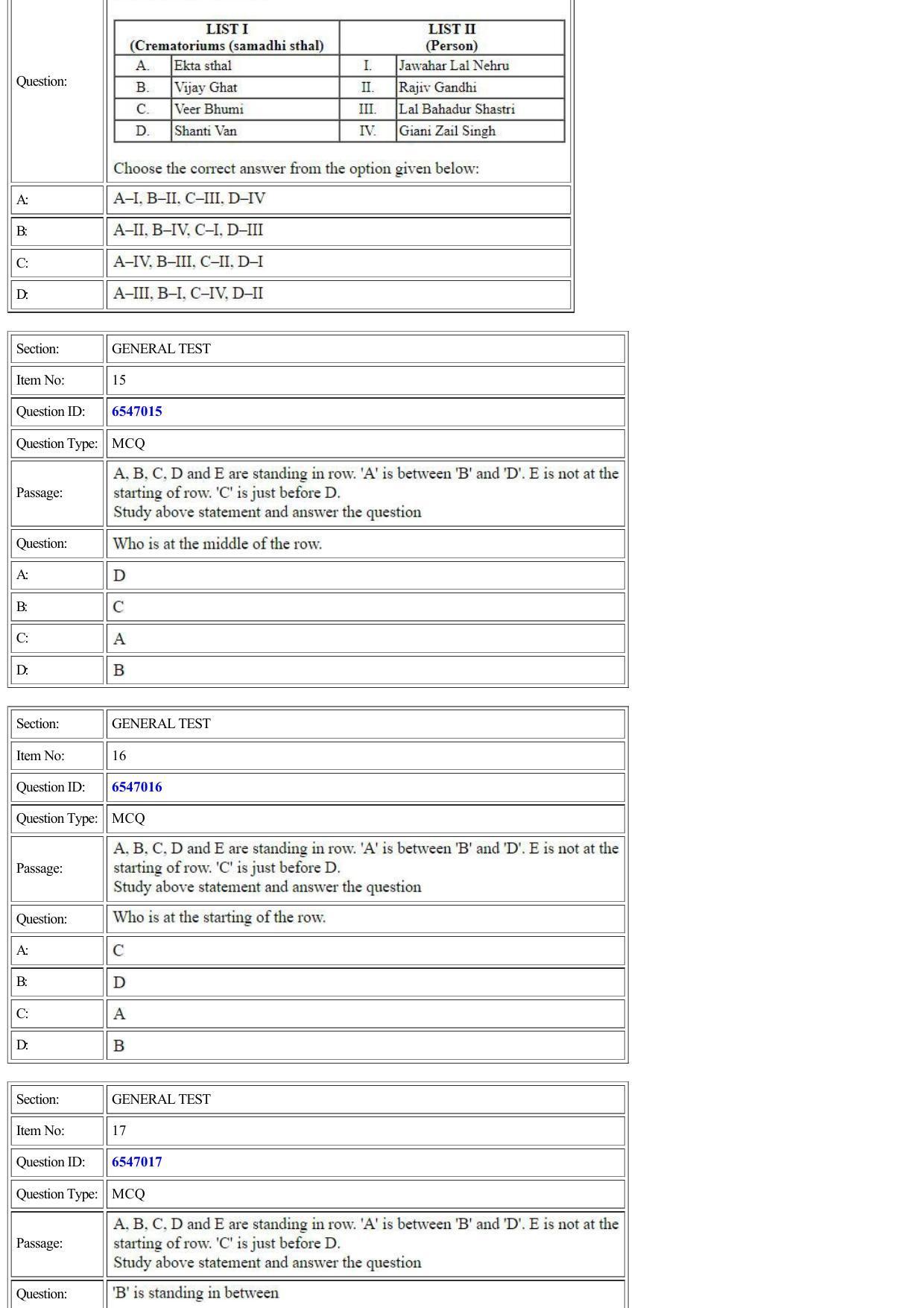 CUET 2022 Question Paper of General Test - Page 5