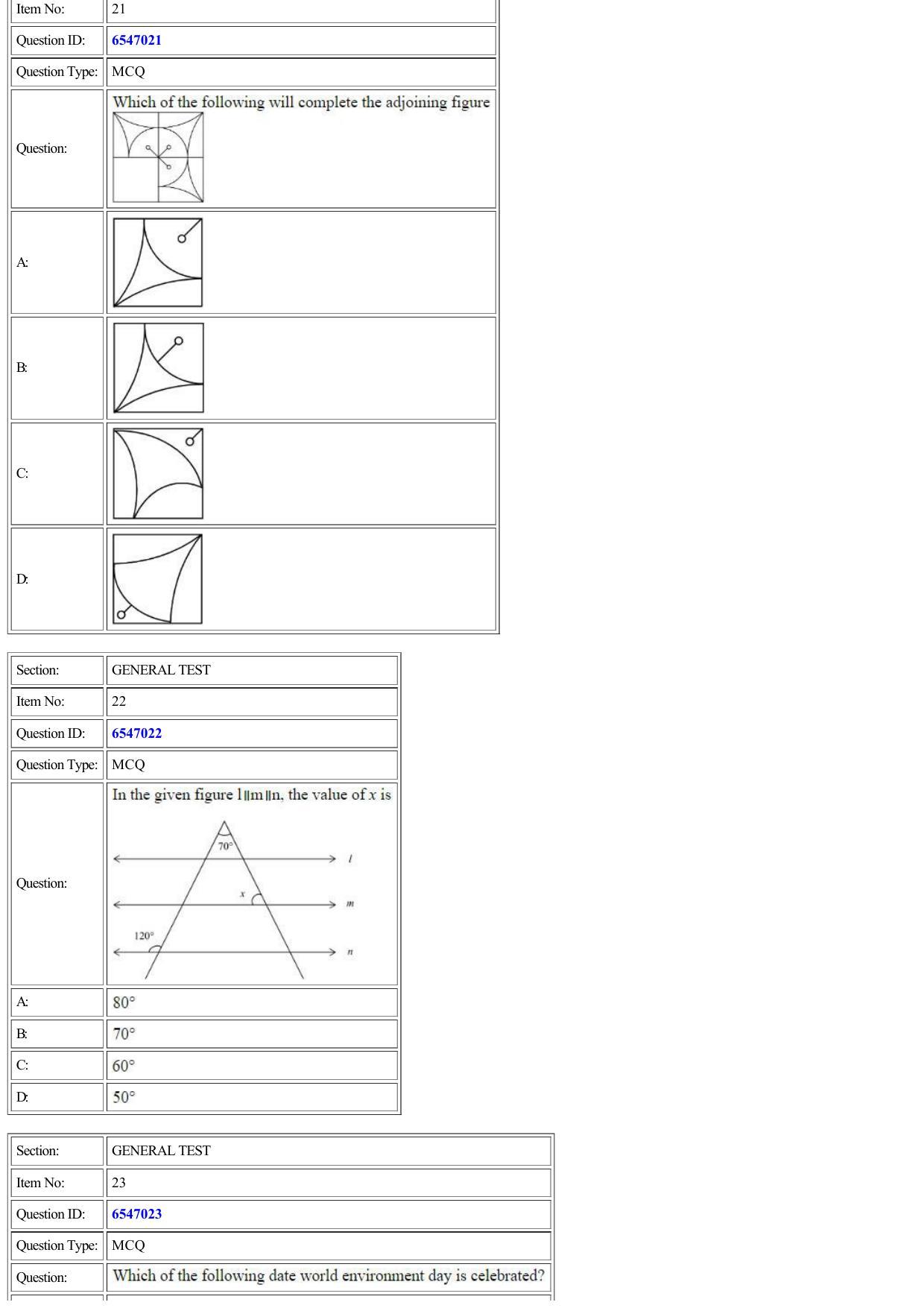 CUET 2022 Question Paper of General Test - Page 7