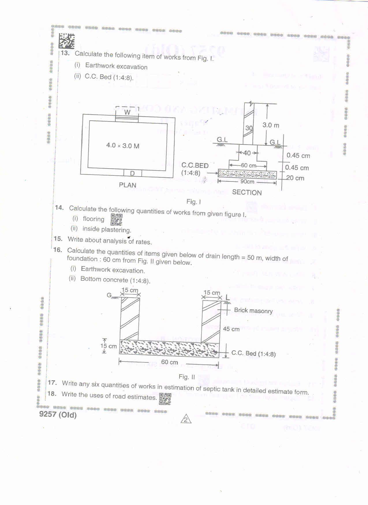 AP Intermediate 2nd Year Vocational Question Paper September-2021- Estimating&Costing-II- - Page 2