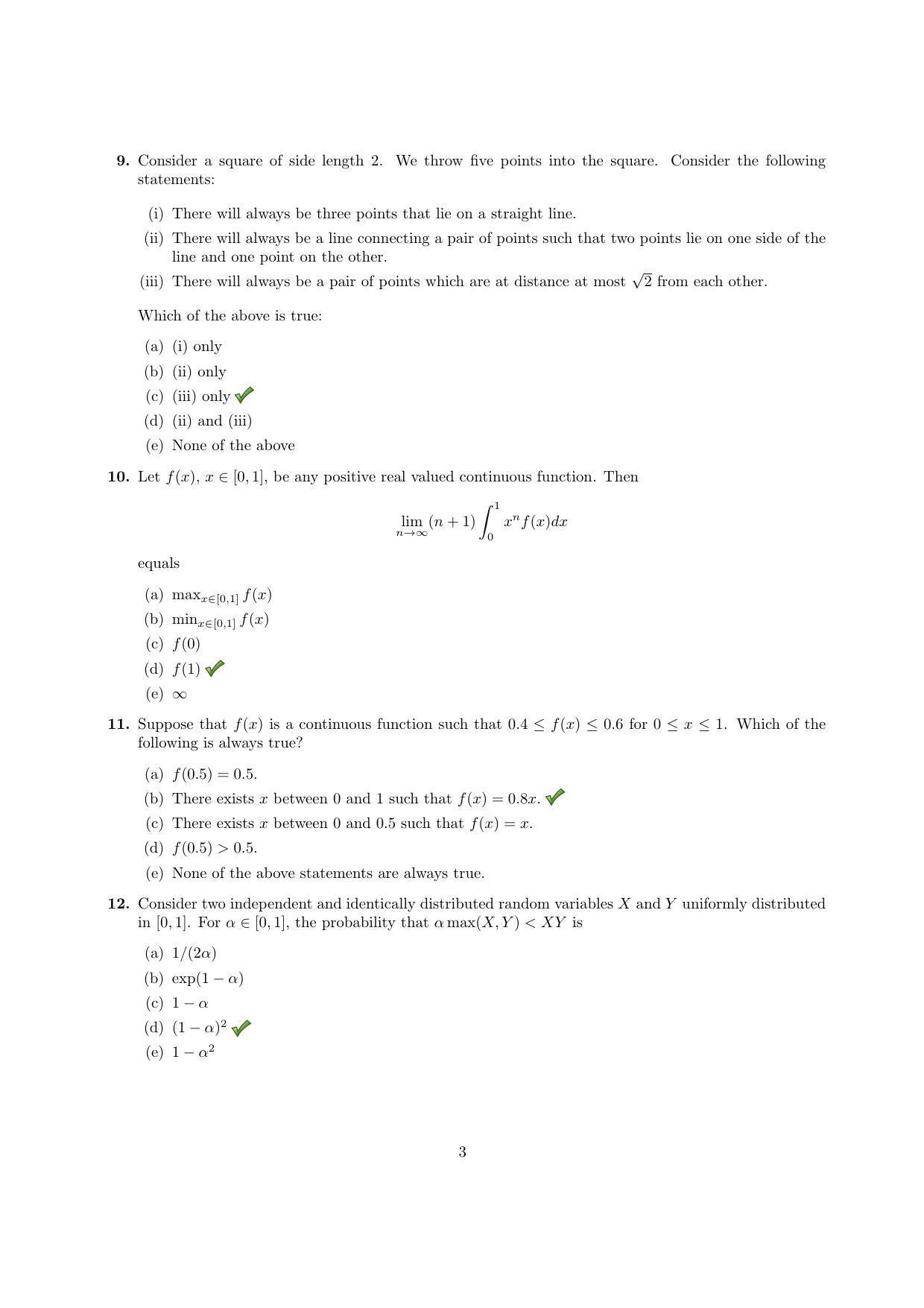 TIFR GS 2015 Computer & Systems Sciences Question Paper - Page 4