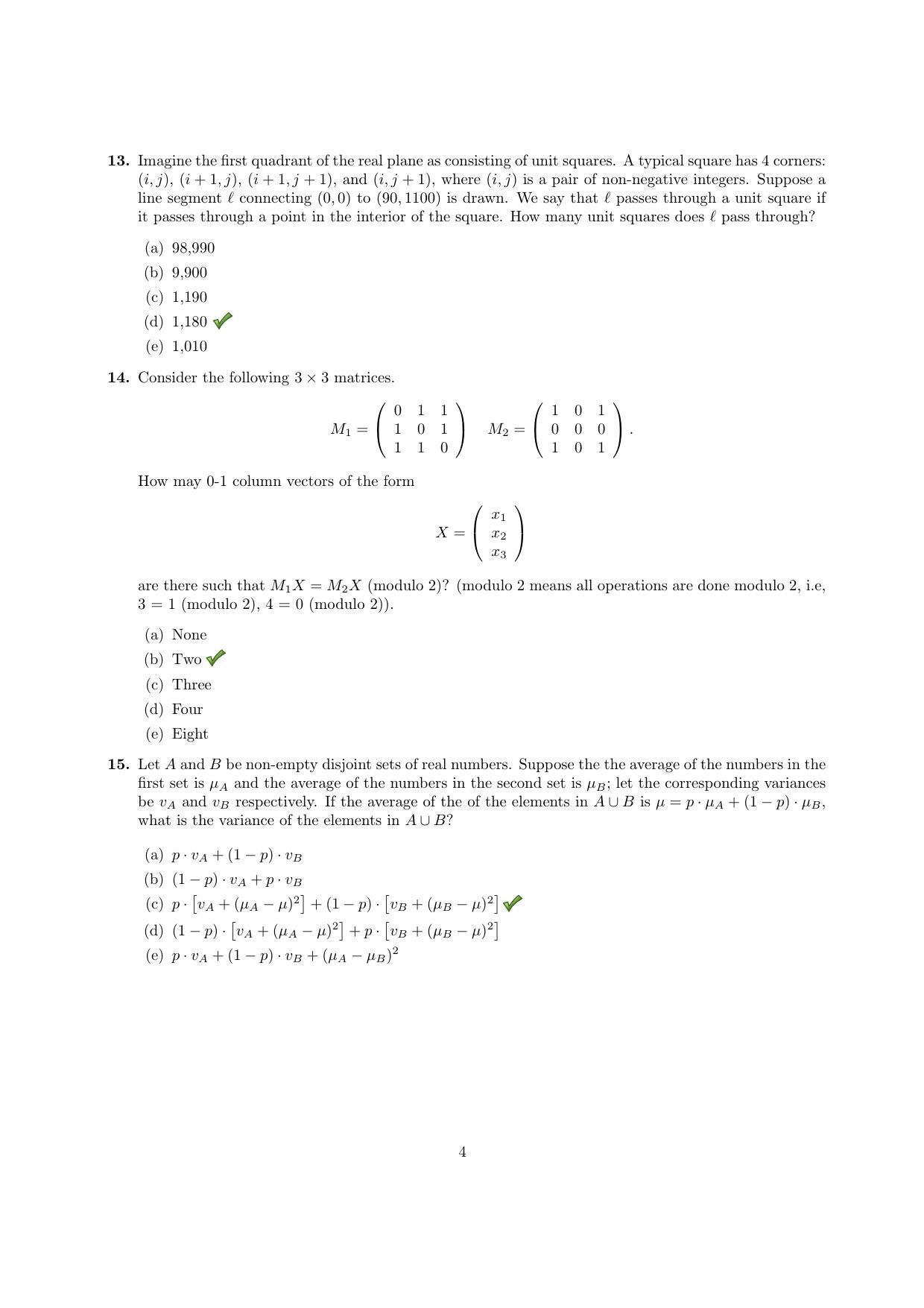 TIFR GS 2015 Computer & Systems Sciences Question Paper - Page 5