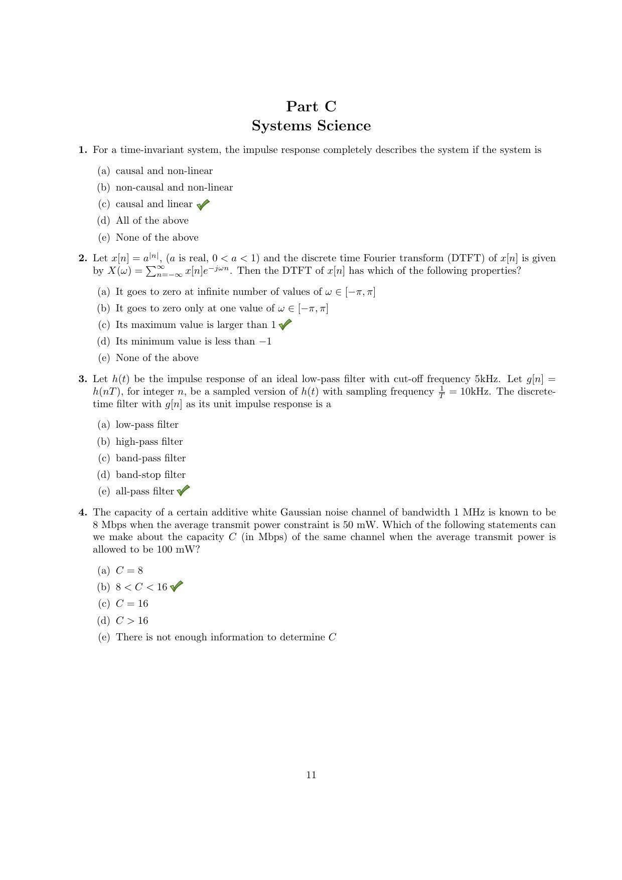 TIFR GS 2015 Computer & Systems Sciences Question Paper - Page 12