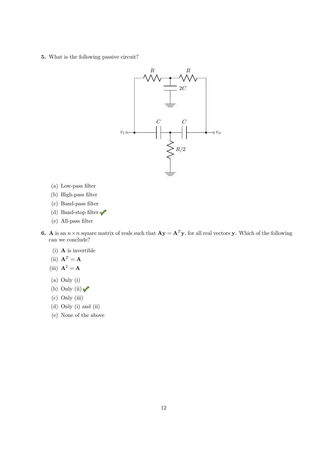 TIFR GS 2015 Computer & Systems Sciences Question Paper - Page 13