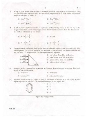 COMEDK UGET 2020 Physics Question Paper