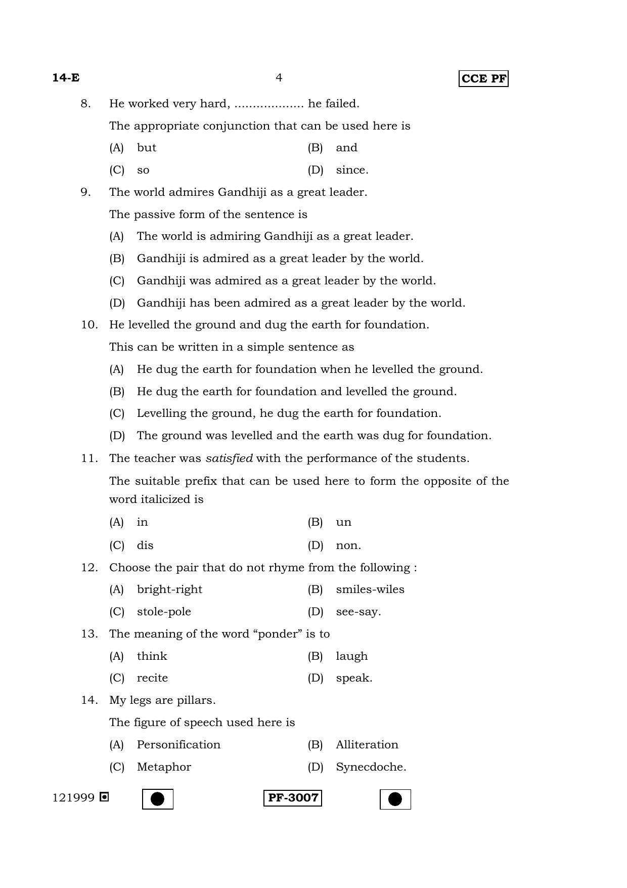 Karnataka SSLC English - First Language - ENGLISH (14-E-(PF)_2) April 2015 Question Paper - Page 3