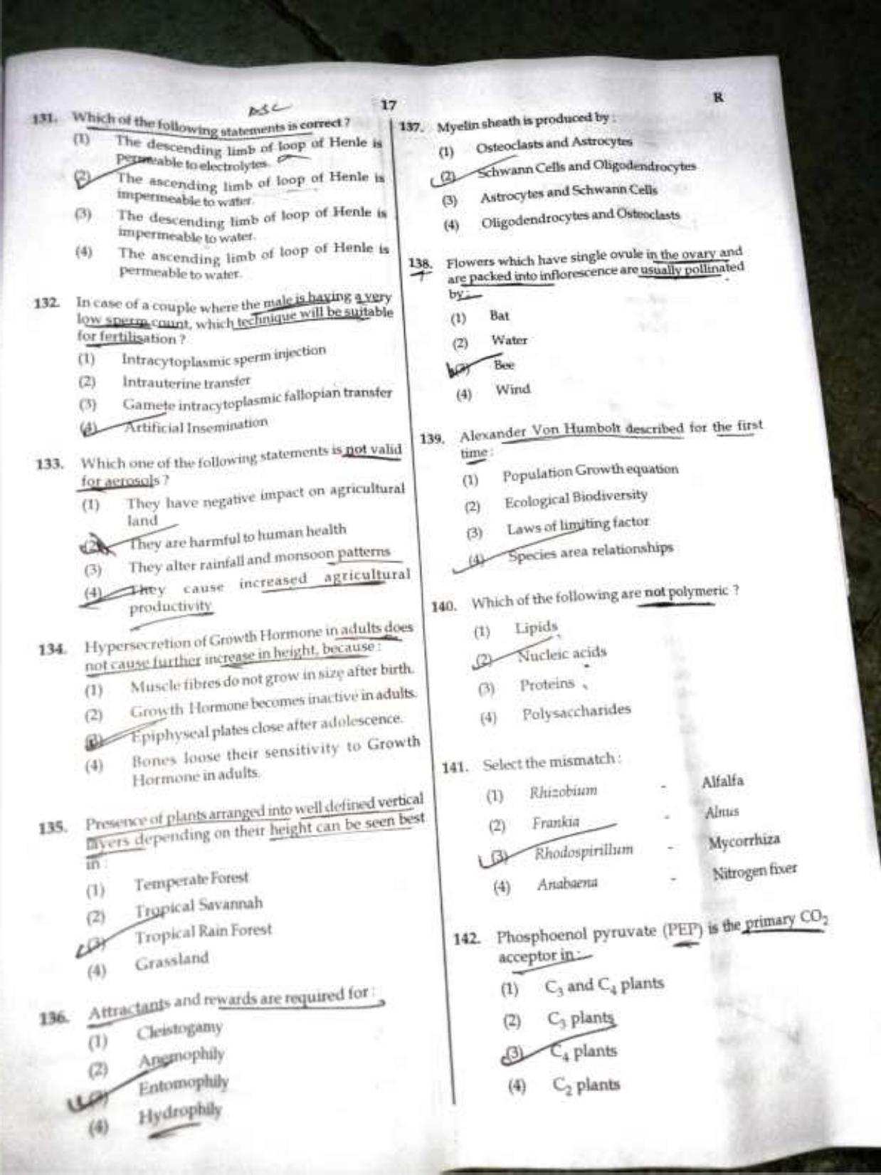 NEET Code R 2017 Question Paper - Page 16