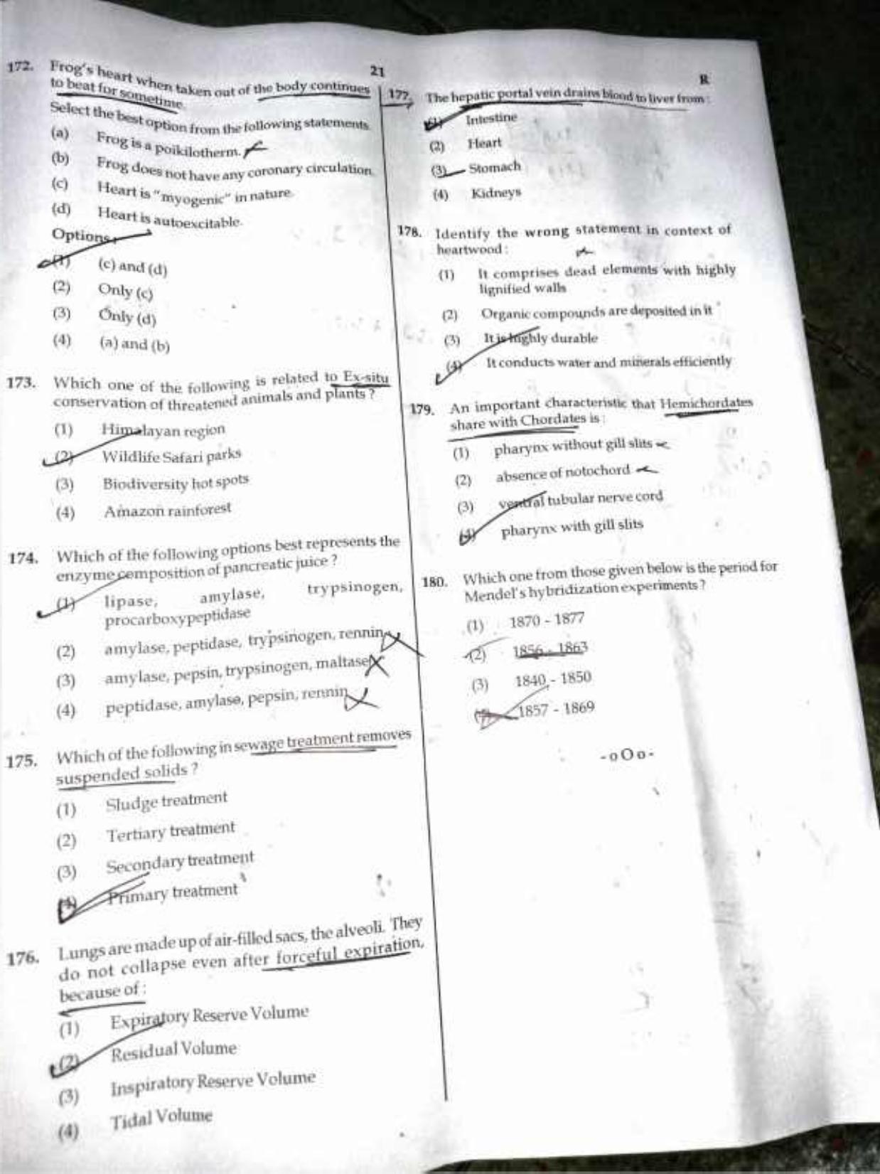 NEET Code R 2017 Question Paper - Page 20