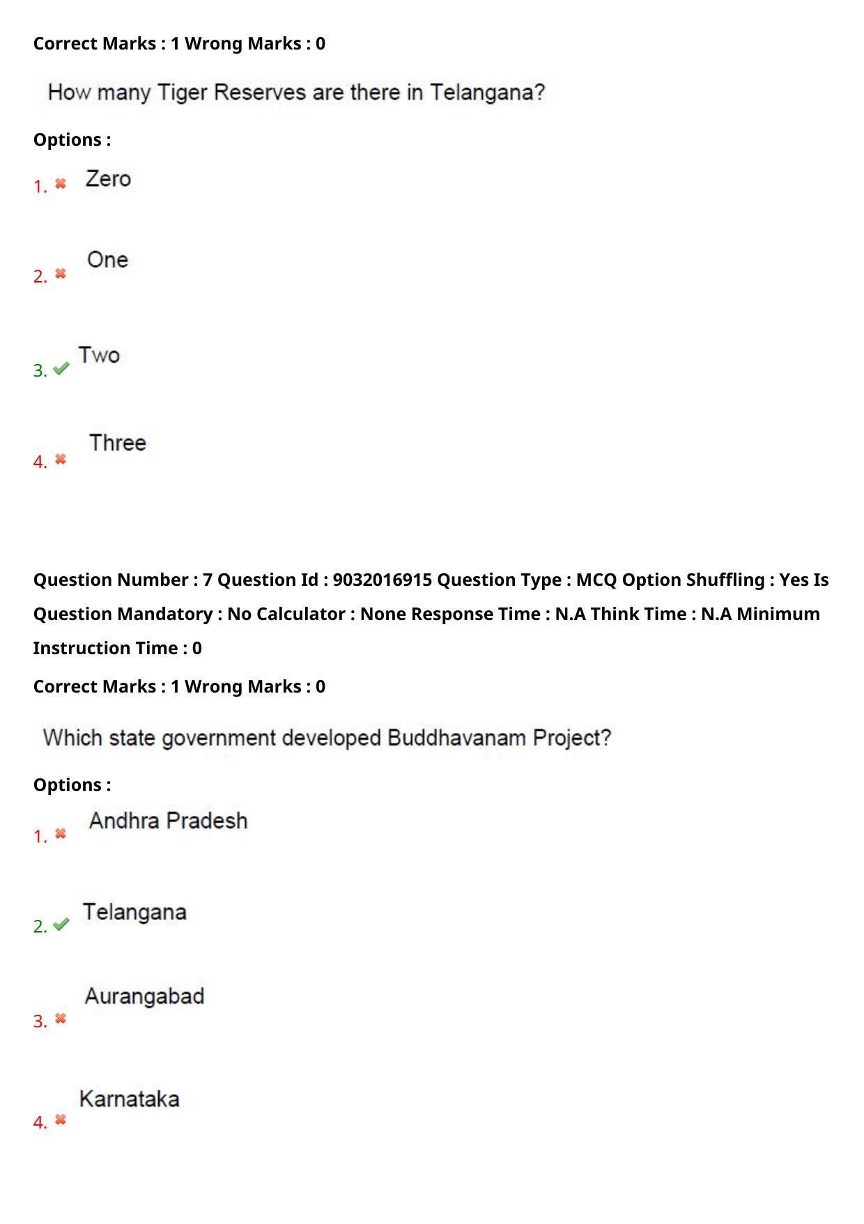 TS CPGET 2022 M.Sc Psychology Question Paper with Answer Key - Page 6
