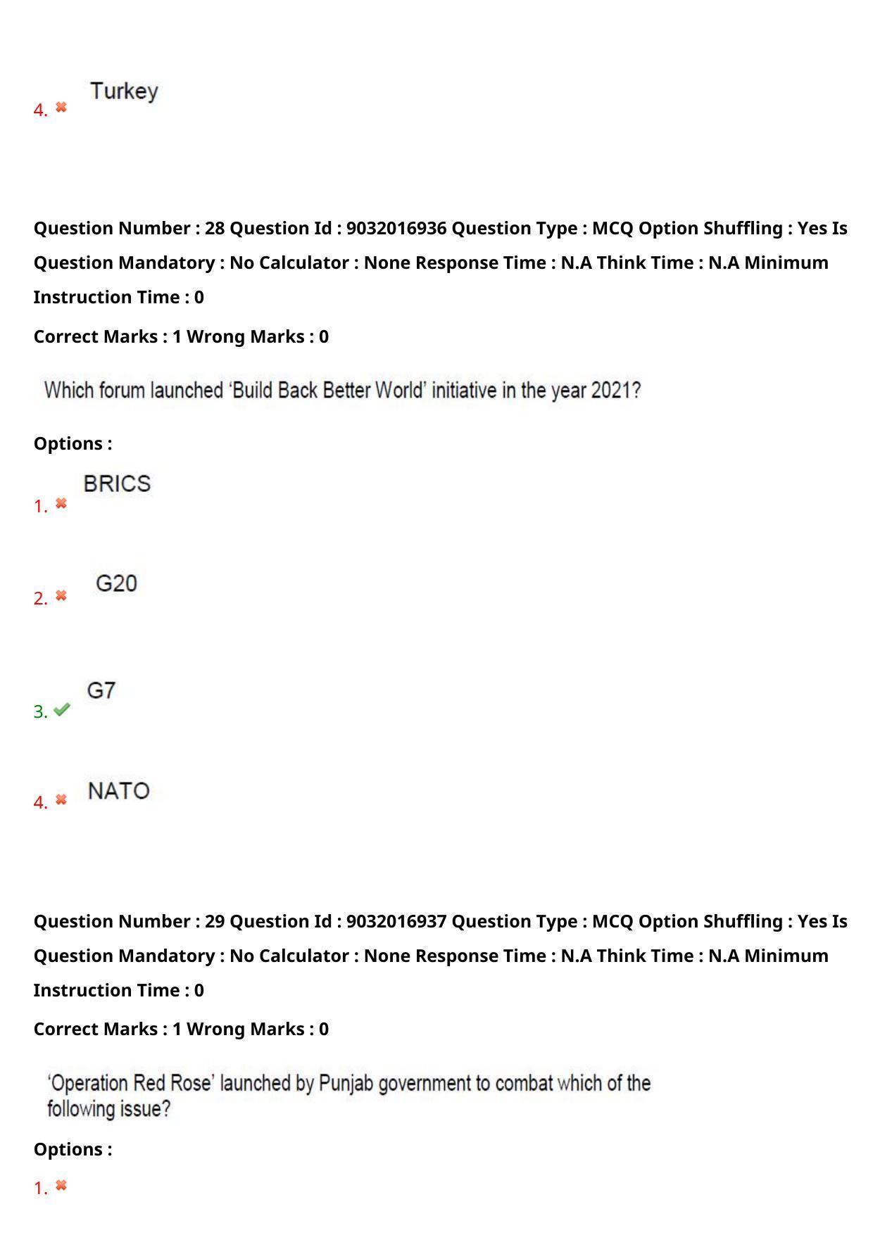 TS CPGET 2022 M.Sc Psychology Question Paper with Answer Key - Page 19
