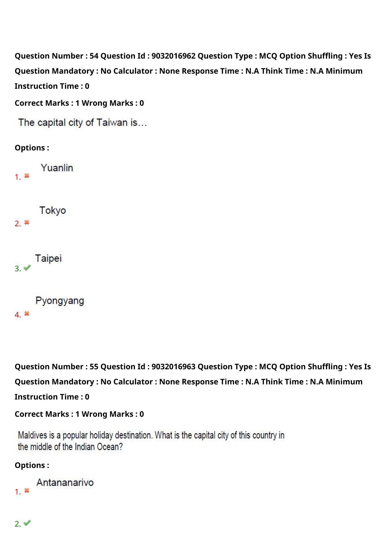 TS CPGET 2022 M.Sc Psychology Question Paper with Answer Key - Page 35