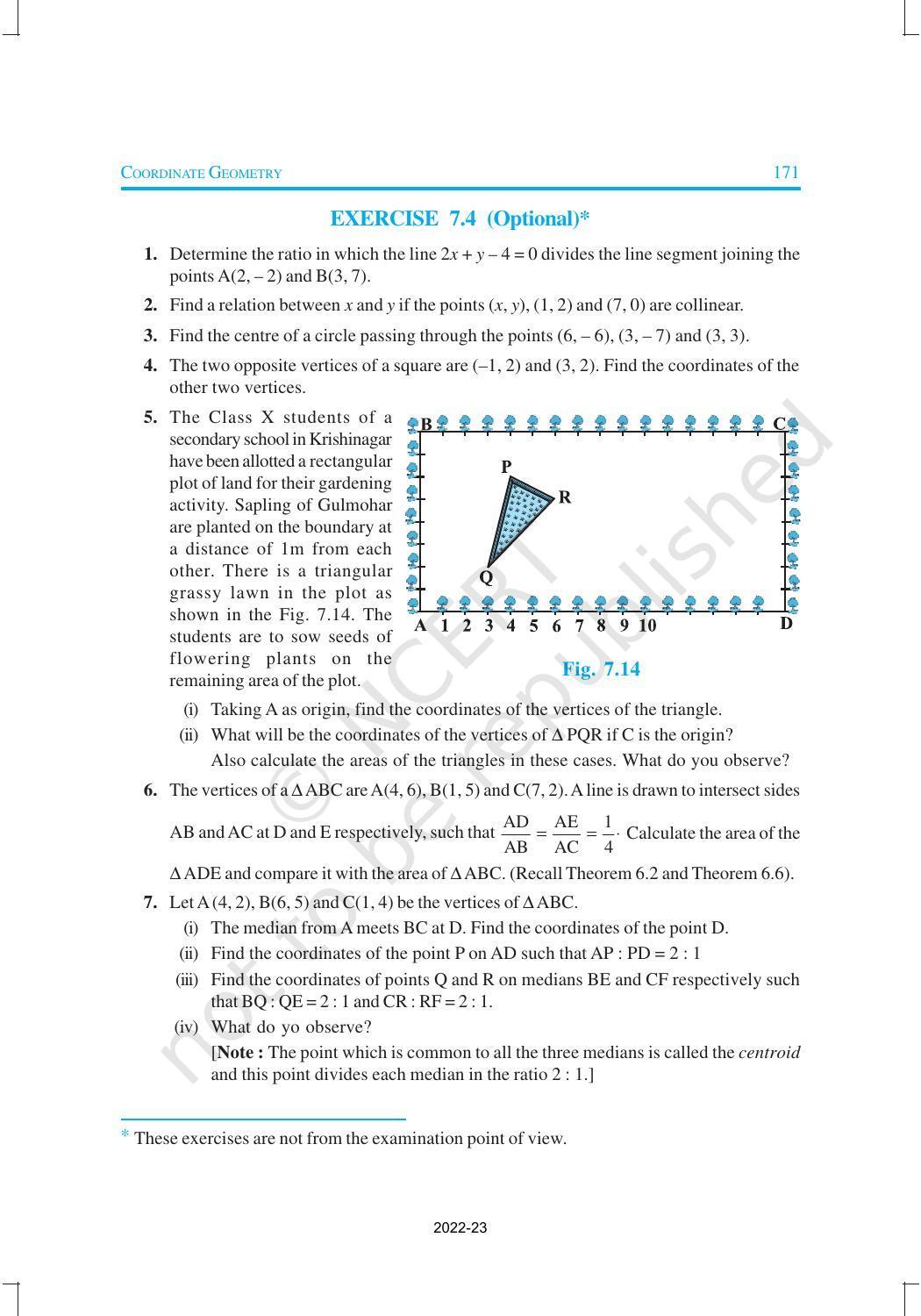 NCERT Book for Class 10 Maths Chapter 7 Coordinate Geometry - Page 17