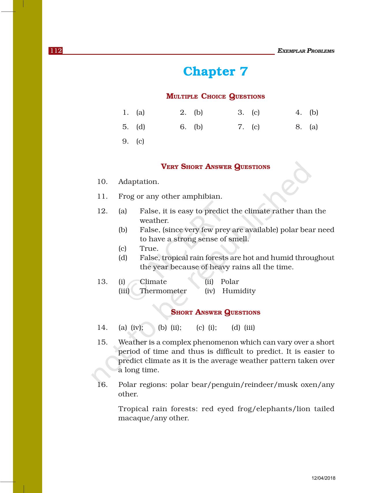 NCERT Exemplar Class 7: Science Answers - Page 15