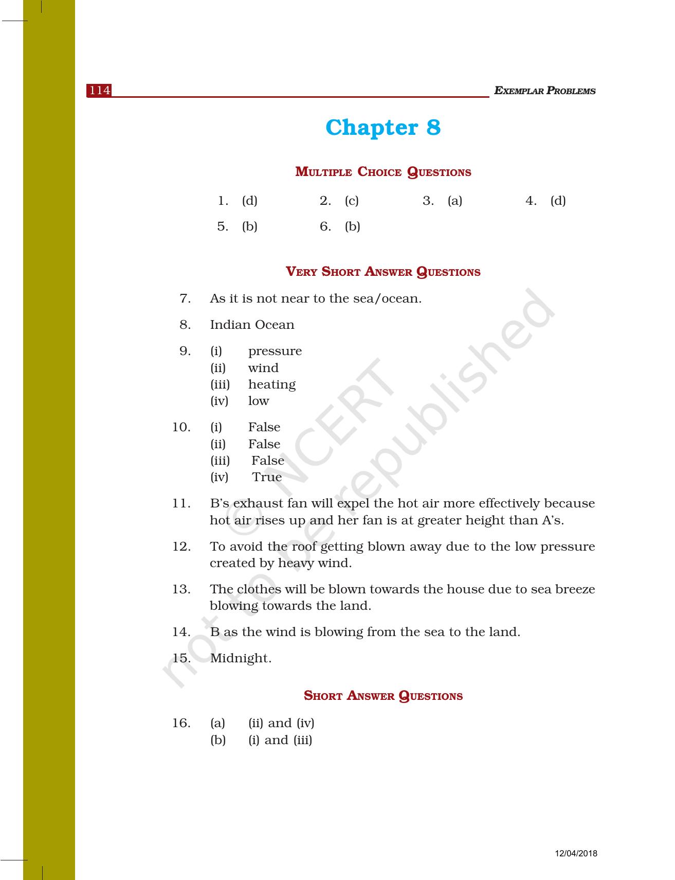 NCERT Exemplar Class 7: Science Answers - Page 17