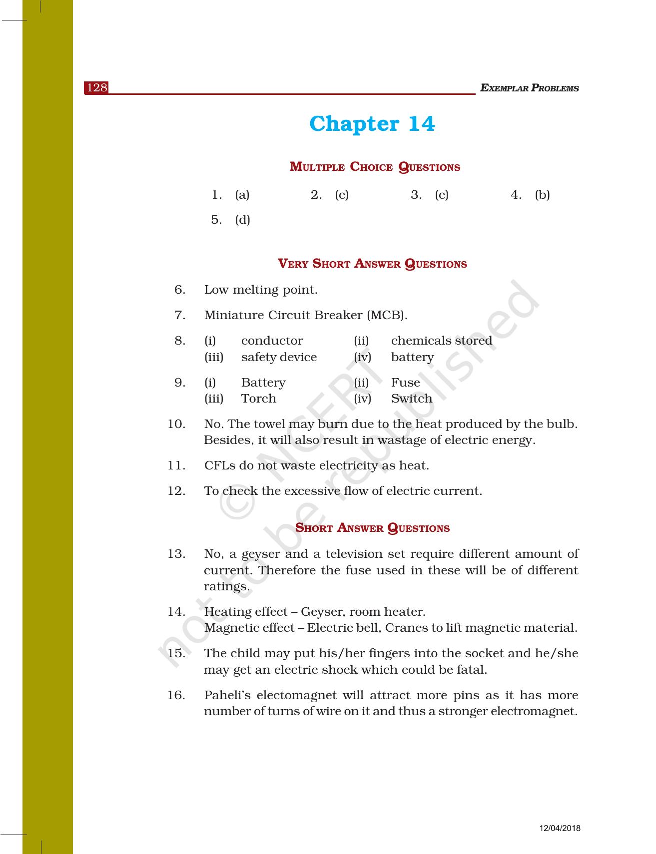 NCERT Exemplar Class 7: Science Answers - Page 31
