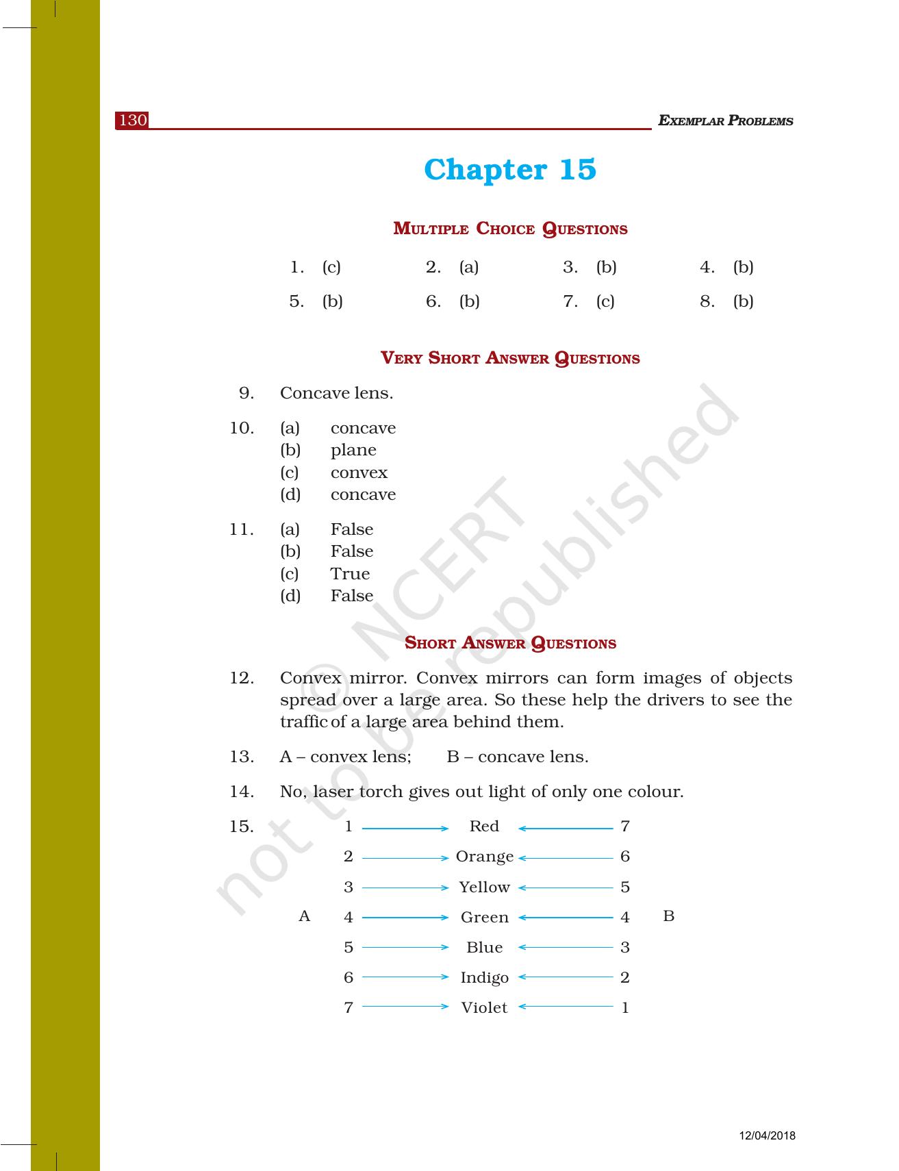 NCERT Exemplar Class 7: Science Answers - Page 33