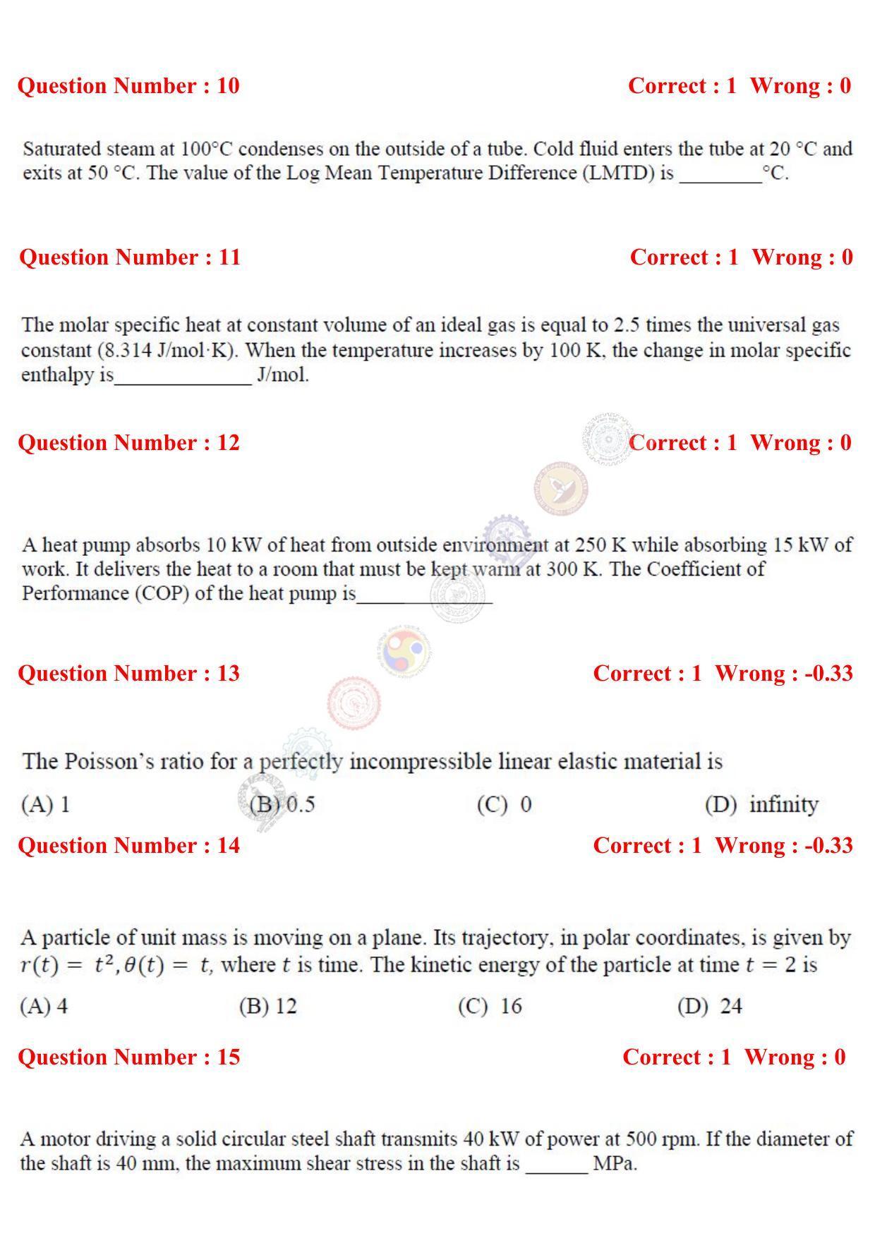 GATE 2017 Mechanical Engineering (ME) Question Paper with Answer Key - Page 5