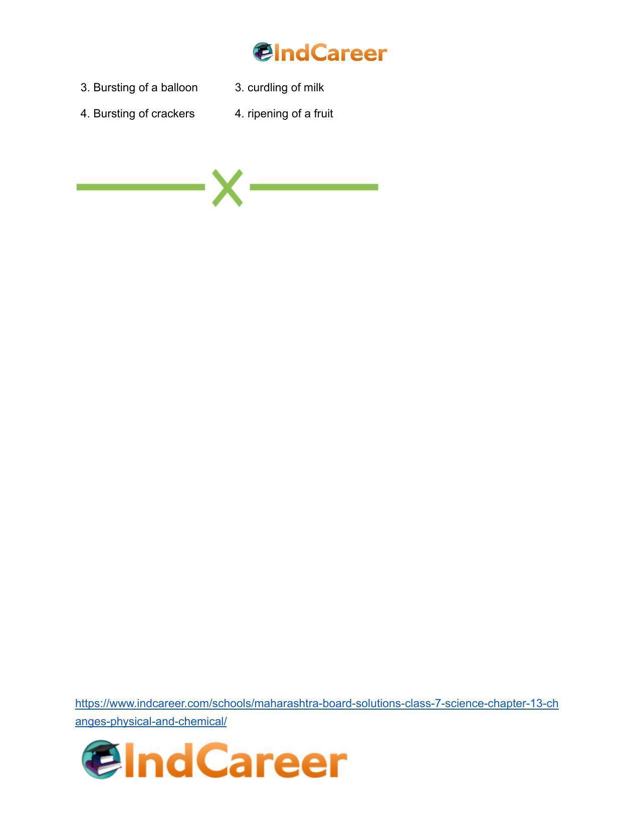 Maharashtra Board Solutions Class 7-Science: Chapter 13- Changes - Physical and Chemical - Page 29