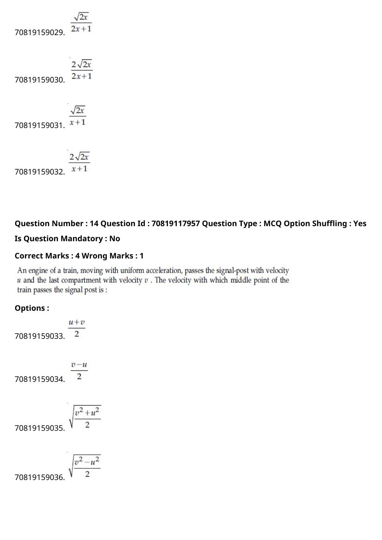 JEE Mains 2021: BTech Gujarati (Shift 1) 25-02-2021 Question Paper - Page 18