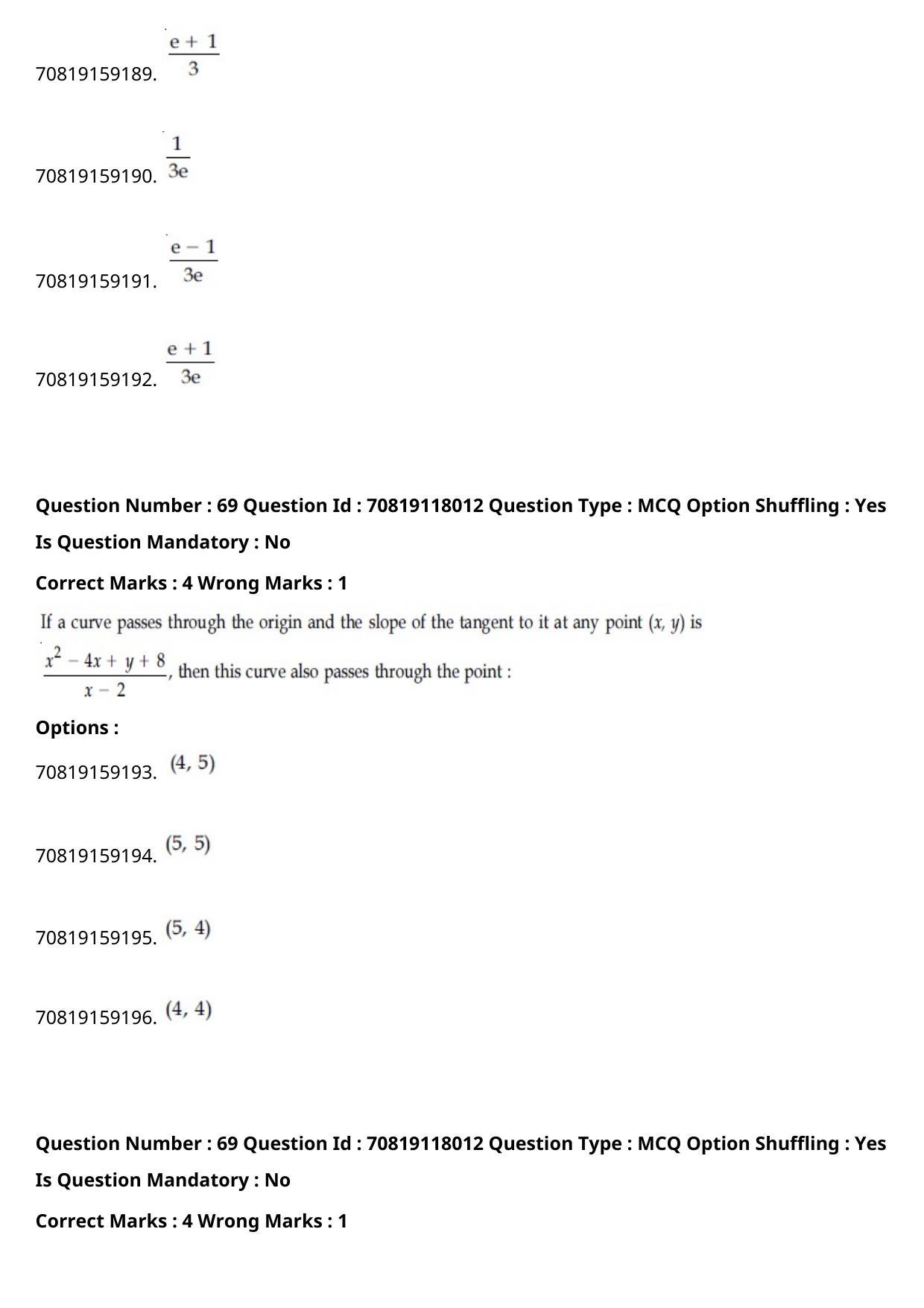 JEE Mains 2021: BTech Gujarati (Shift 1) 25-02-2021 Question Paper - Page 81