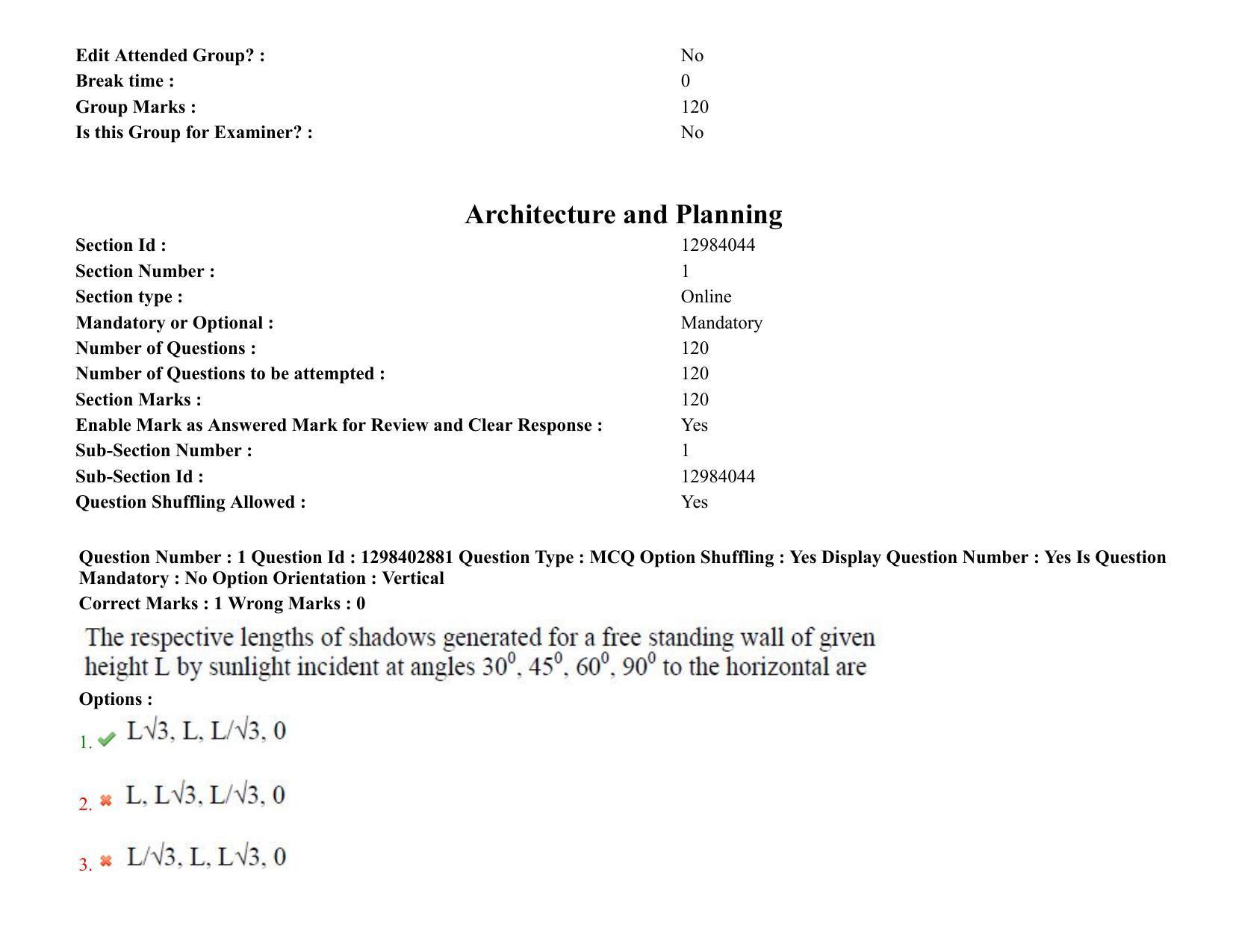 TS PGECET 2021: (AR) Architecture and Planning Question Papers - Page 2
