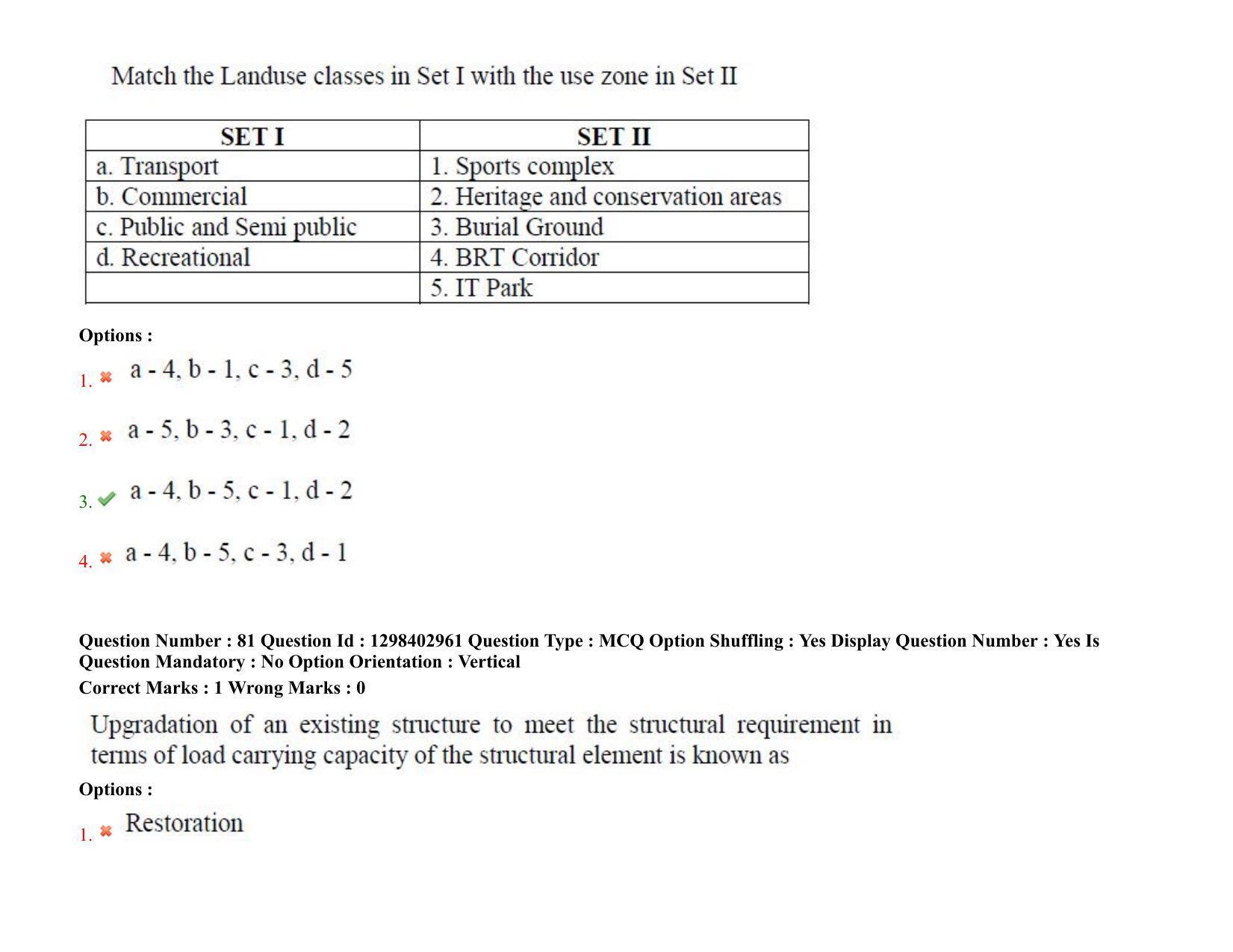 TS PGECET 2021: (AR) Architecture and Planning Question Papers - Page 45