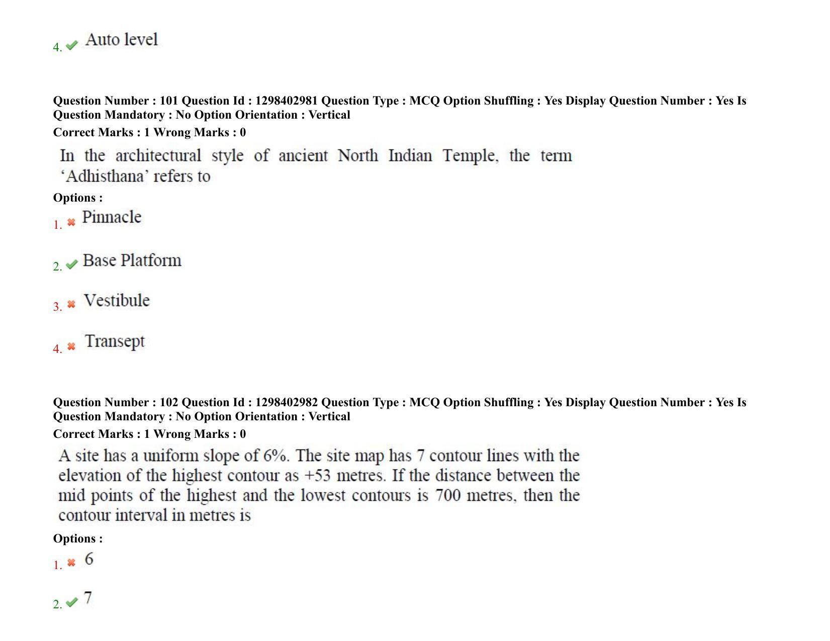 TS PGECET 2021: (AR) Architecture and Planning Question Papers - Page 56