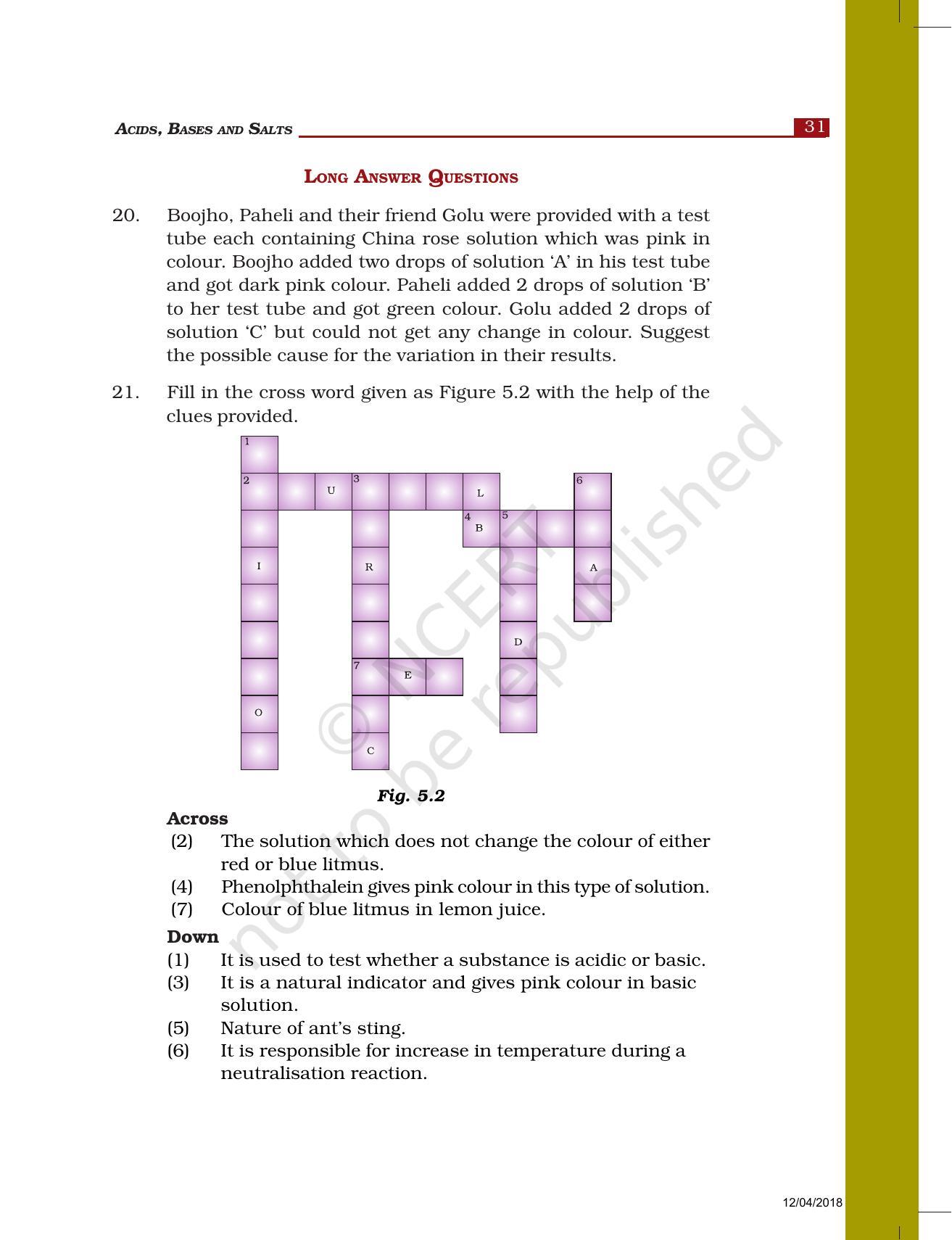 NCERT Exemplar Book for Class 7 Science: Chapter 3-Fibre to Fabric - Page 7