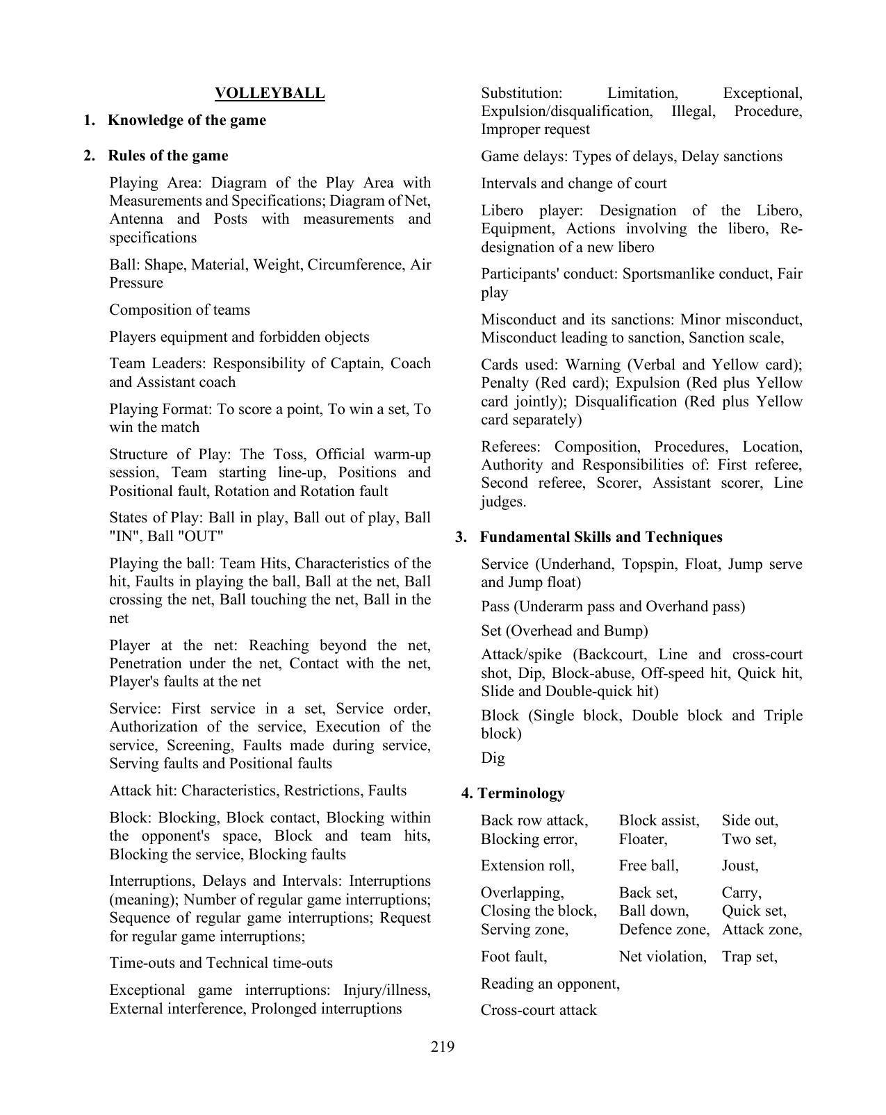 ICSE Physical Education Syllabus 2026 - Page 6
