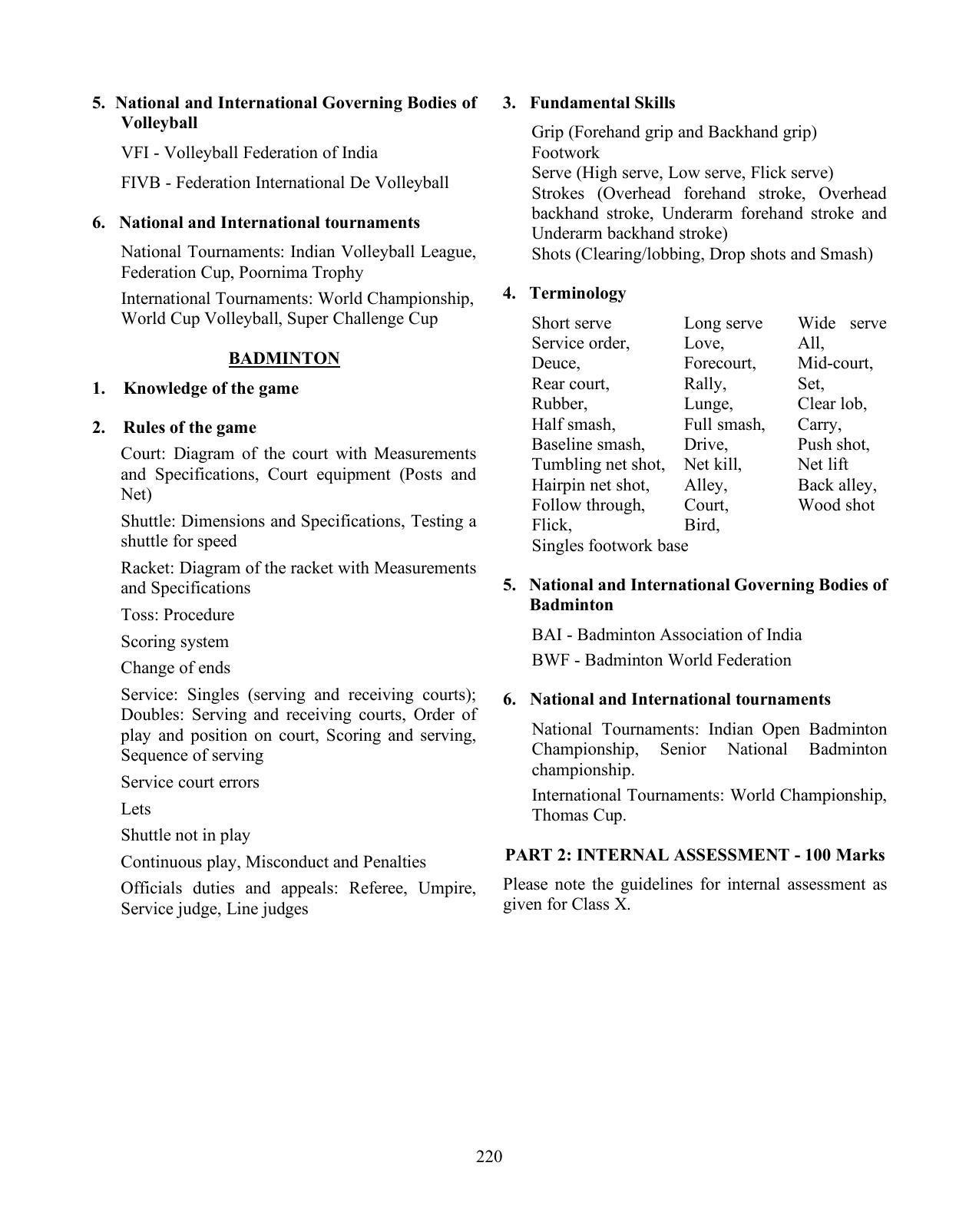 ICSE Physical Education Syllabus 2026 - Page 7