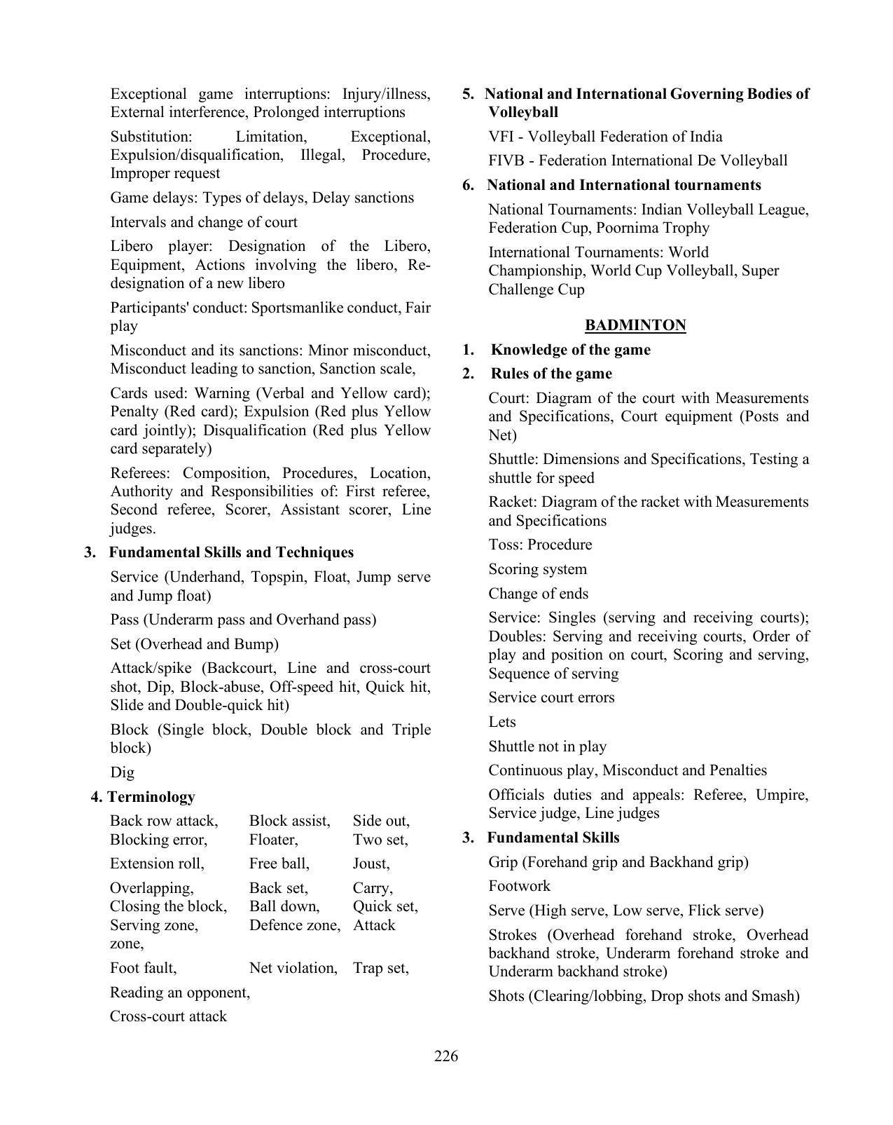 ICSE Physical Education Syllabus 2026 - Page 13