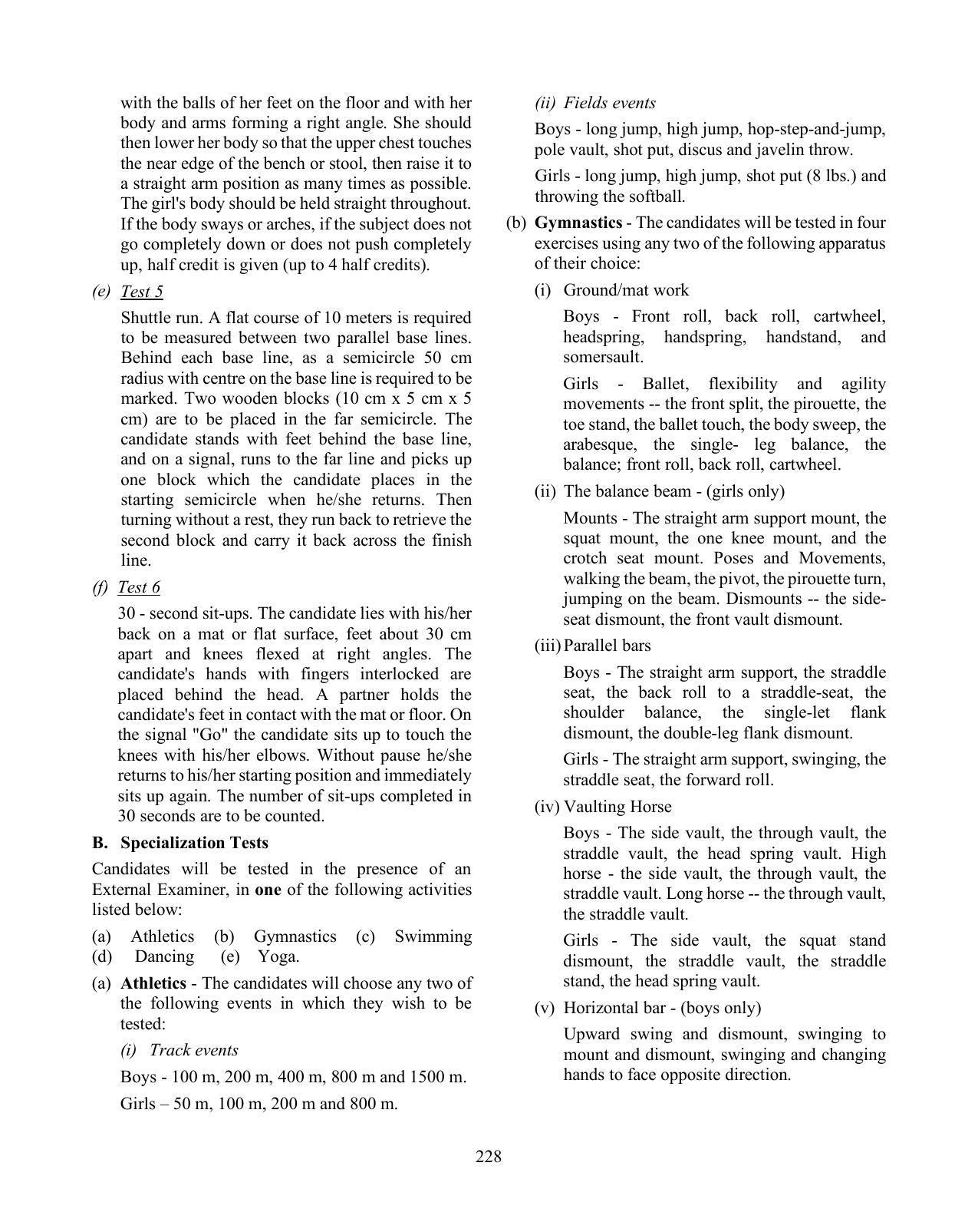 ICSE Physical Education Syllabus 2026 - Page 15